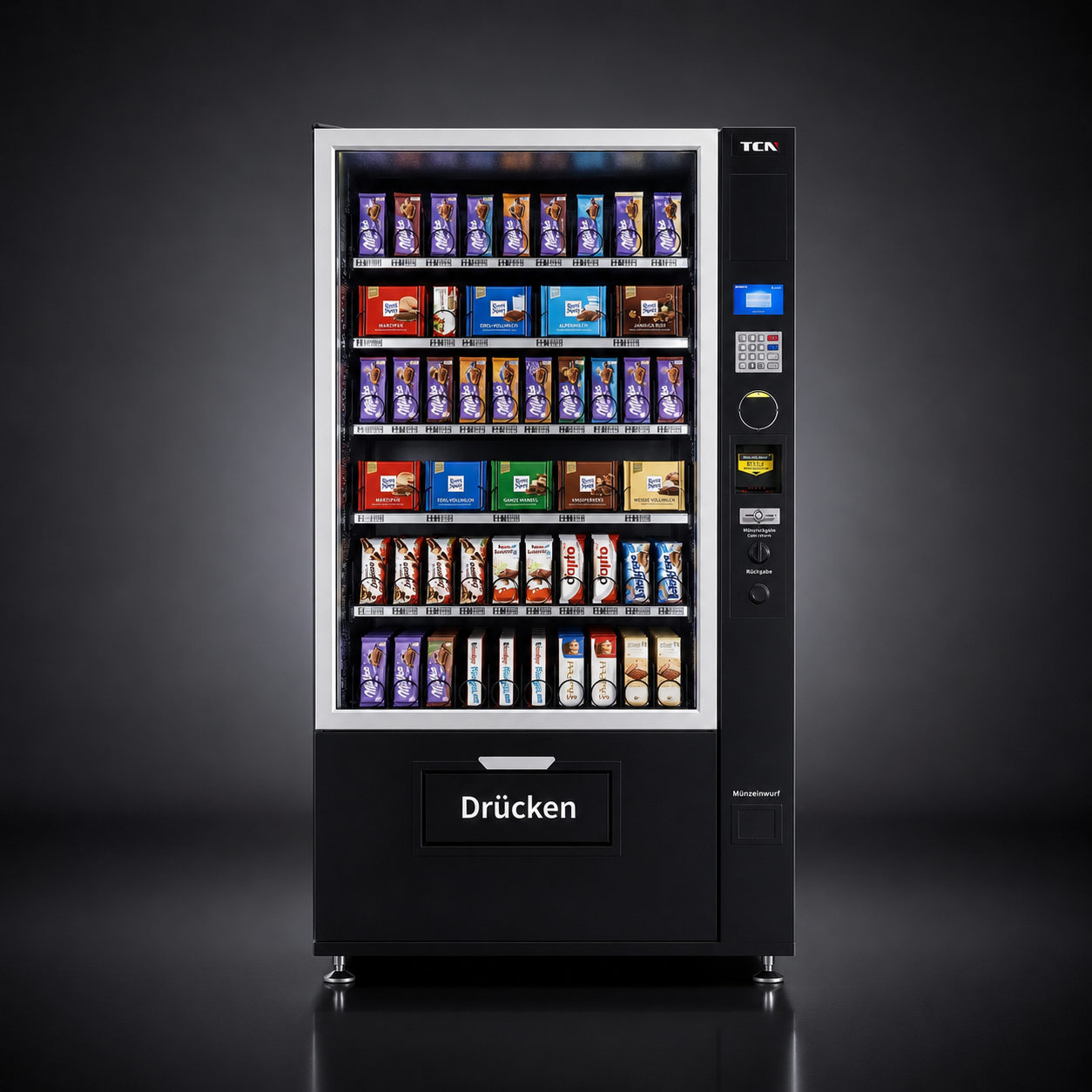 Snackautomat mit kleinem Display