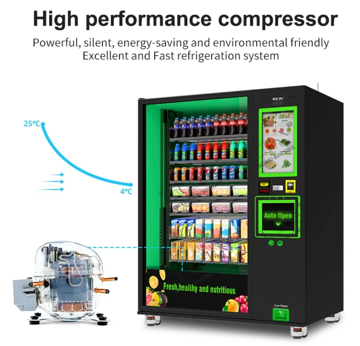 Vorteile des Mini-Supermarkt Automaten veranschaulicht