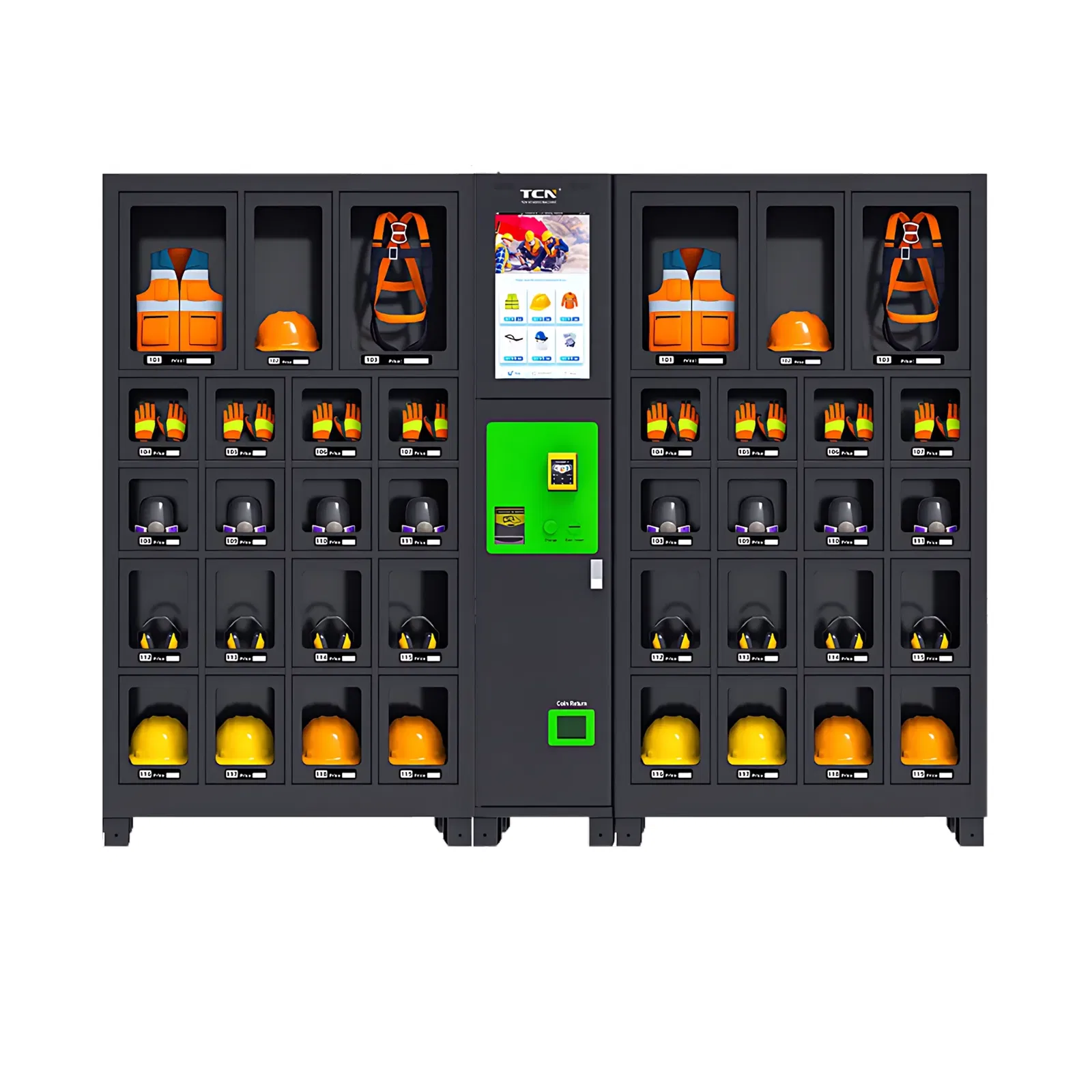 Doppelte Schließfachstation