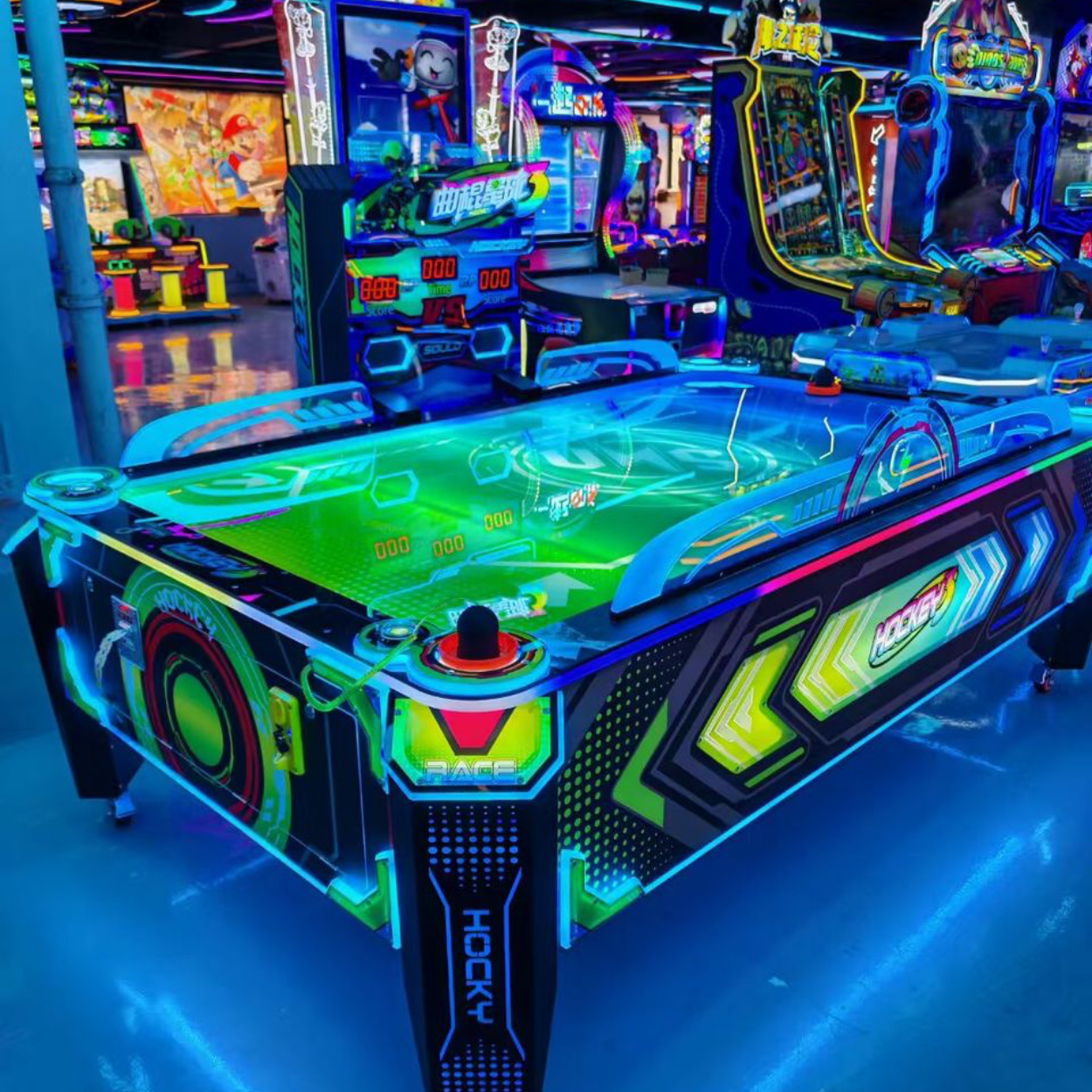 Arcade Game Machine Air Hockey Planet 3