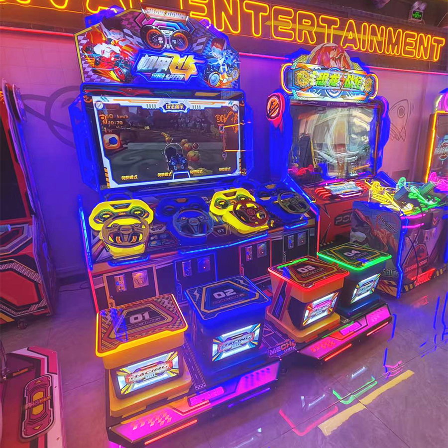 Mecha Racing 4-Player Kinder-Rennsimulator