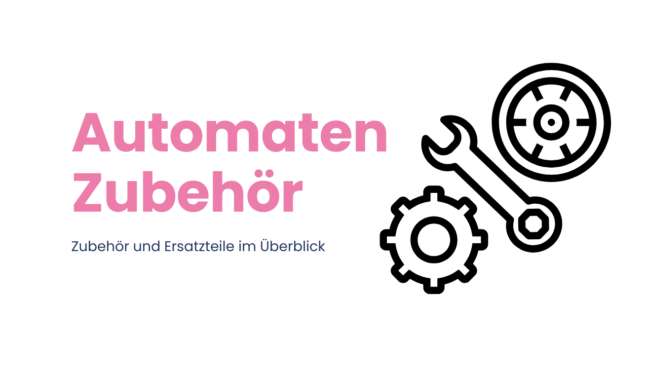 Titelbild zum Blogbeitrag über Automaten Zubehör und Ersatzteile
