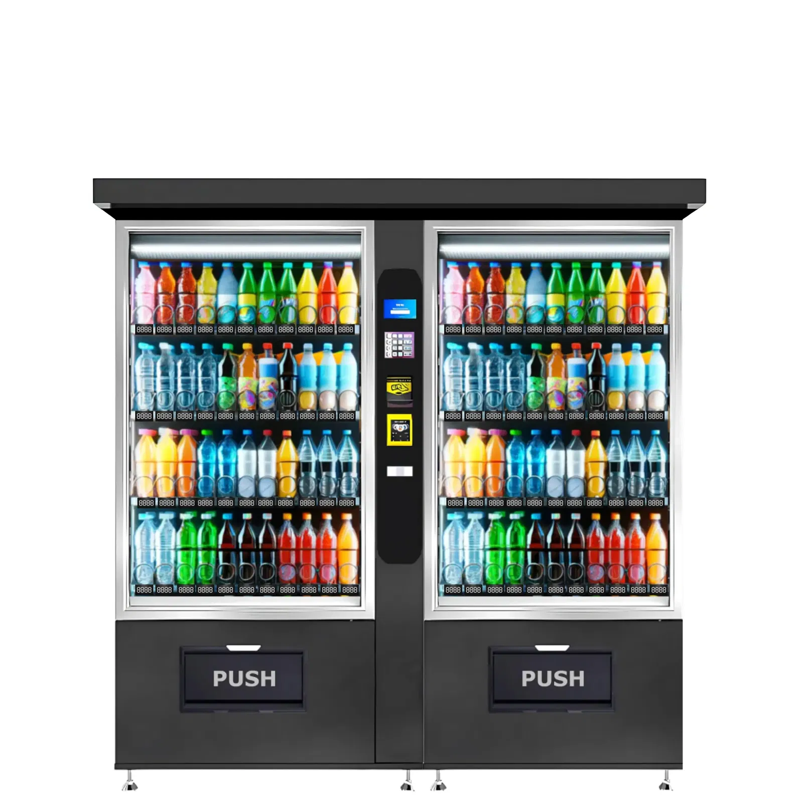 Hotelautomat für Getränke mit Dach