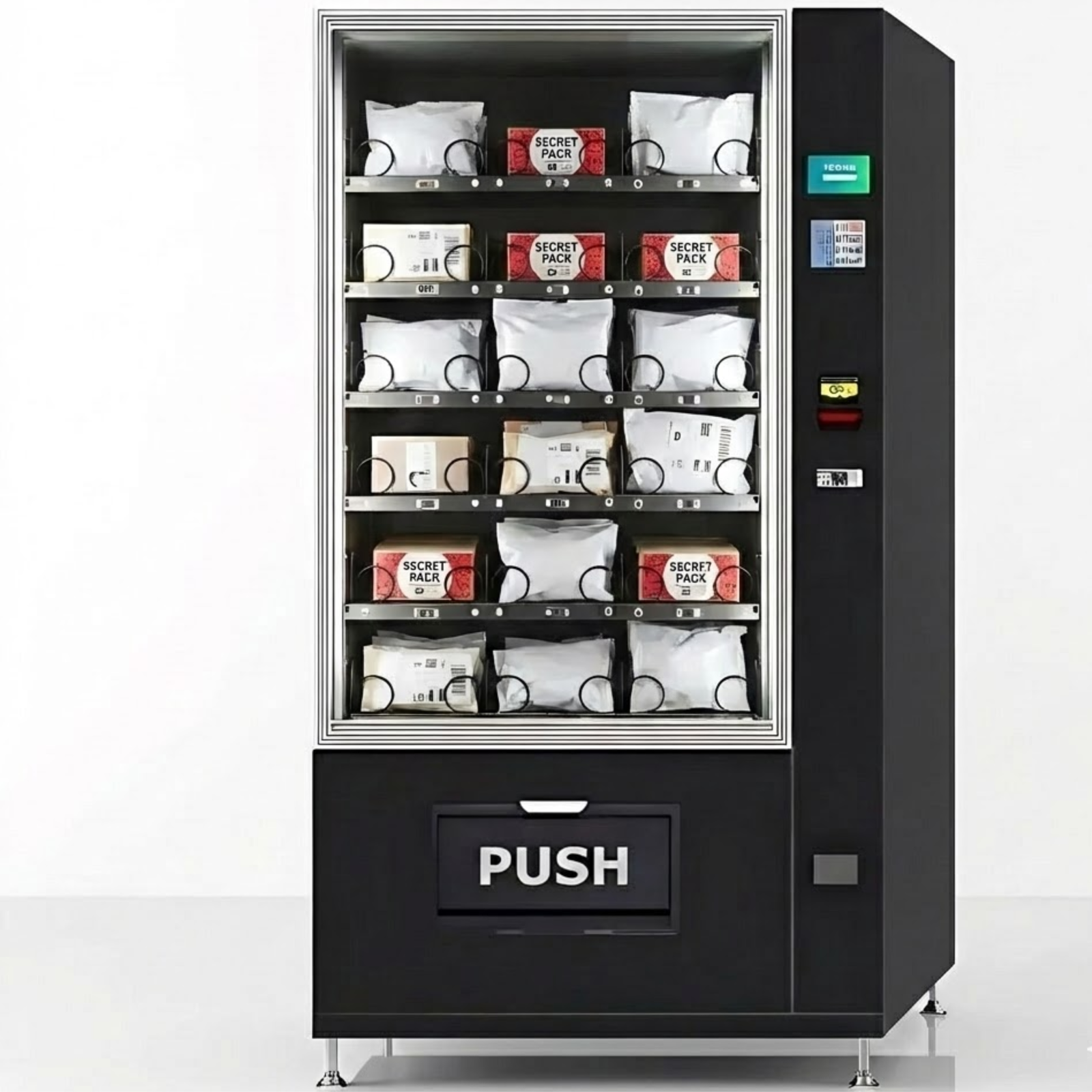 Secret Pack Automat mit Lift