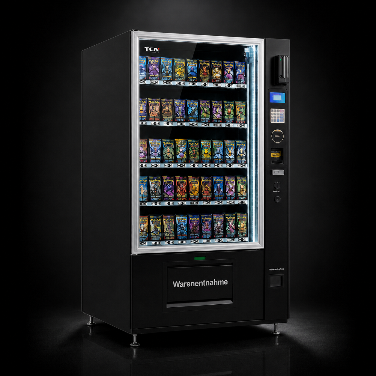 TCG Sammelkarten-Automat mit Lift