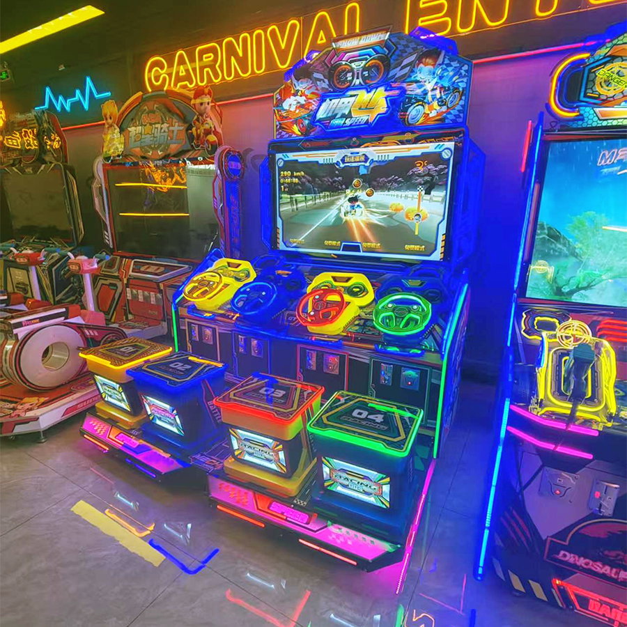 Mecha Racing 4-Player Kinder-Rennsimulator