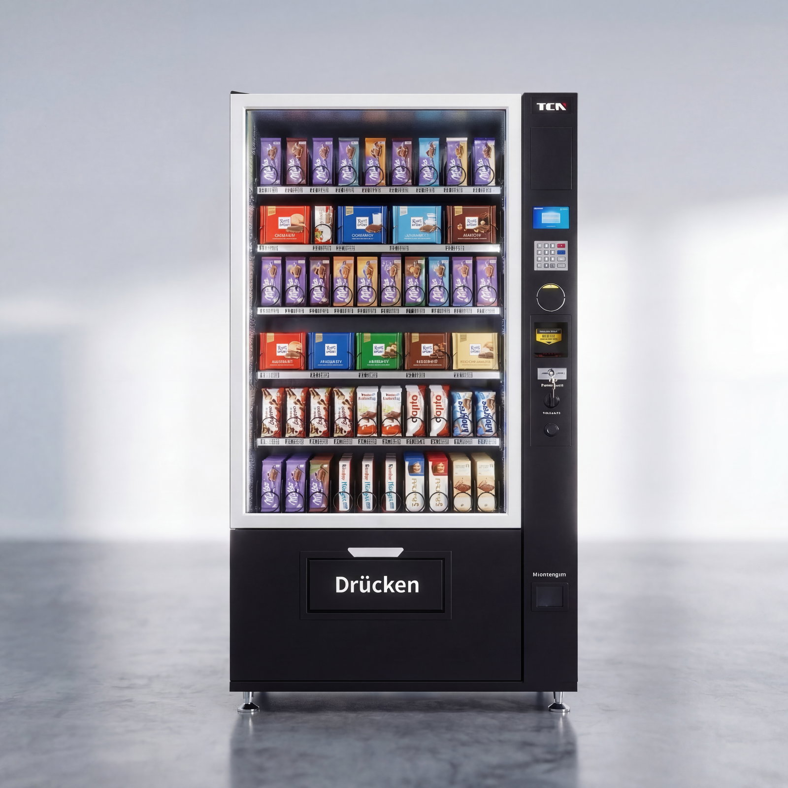 Snackautomat mit kleinem Display