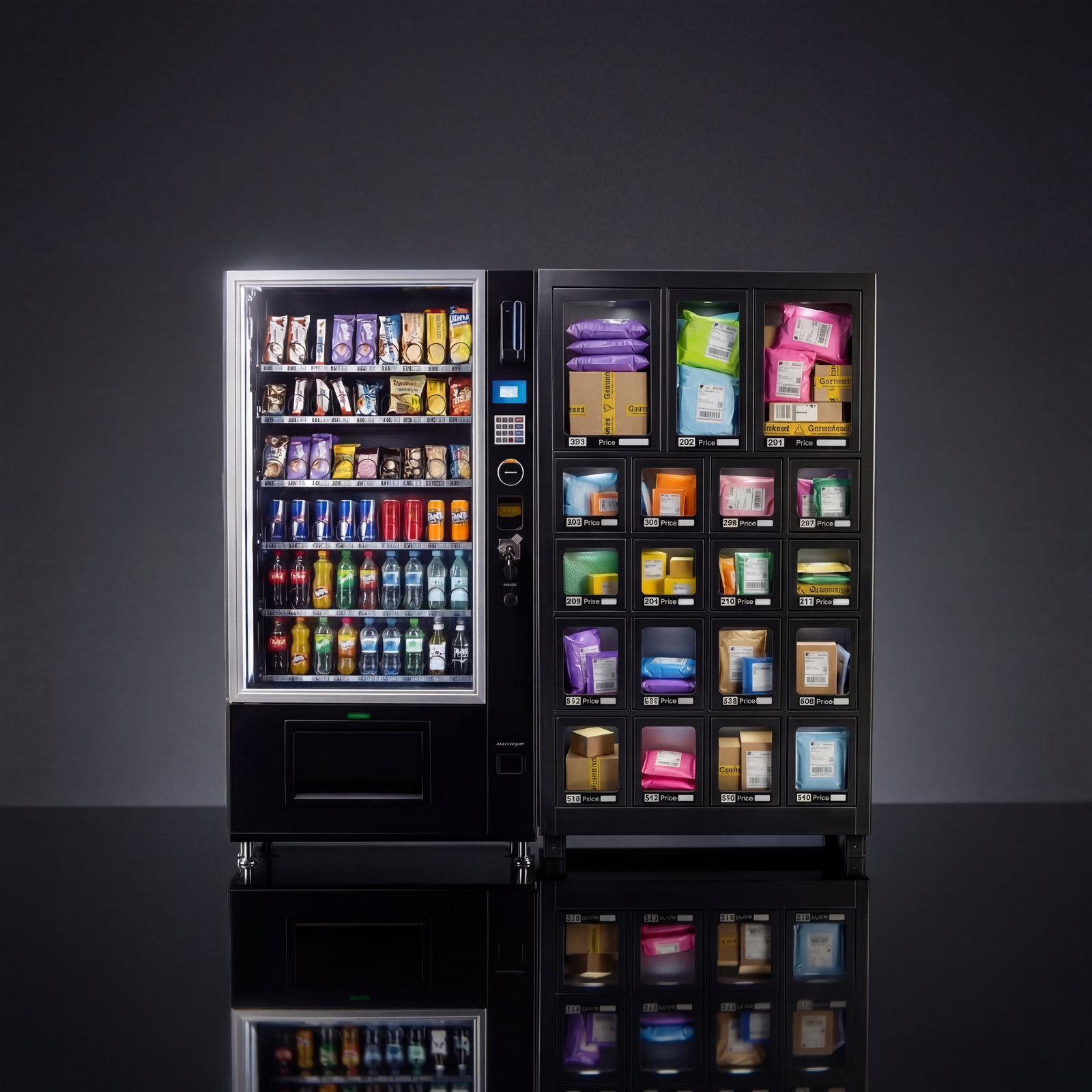 Schließfachstation Kombi