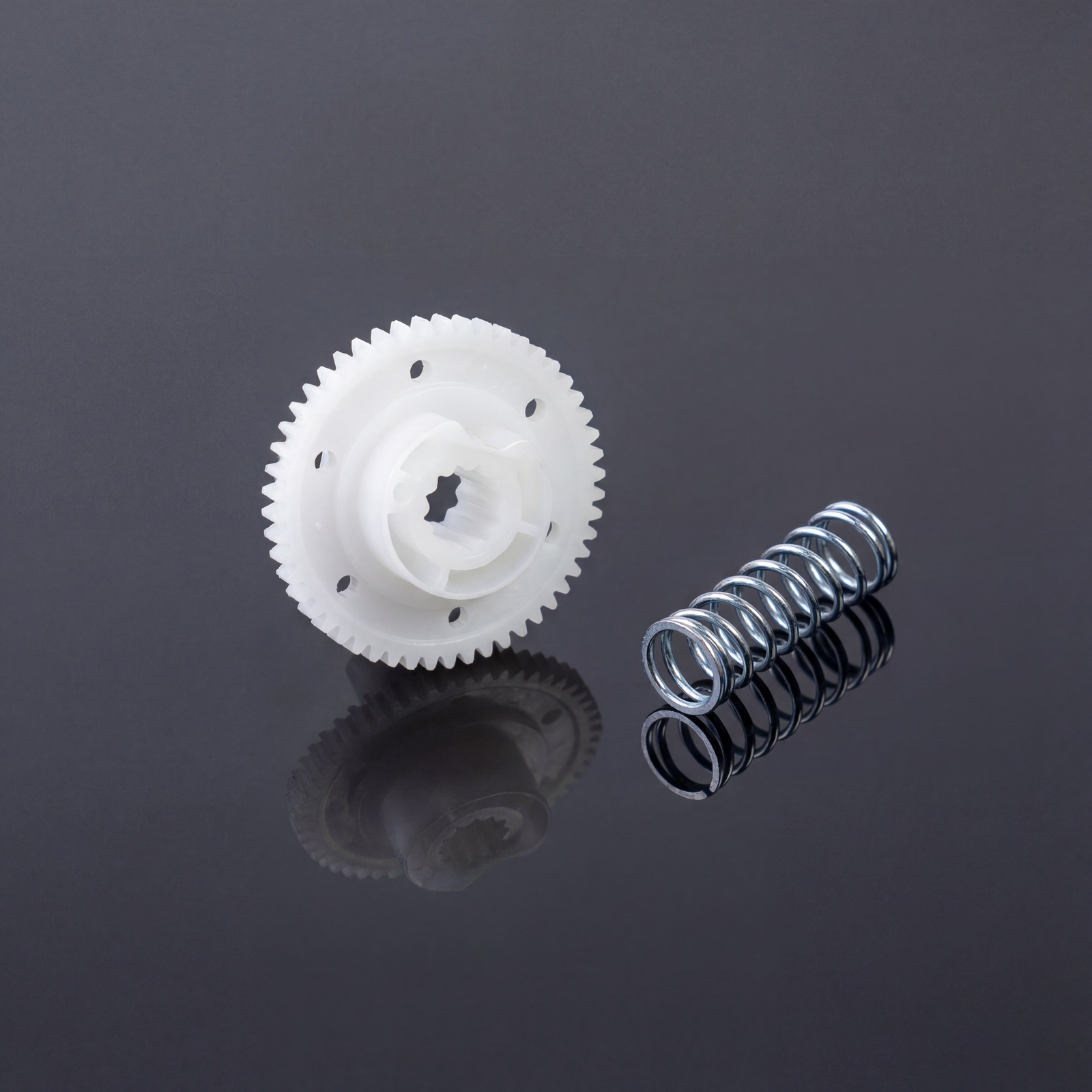 Feder- und Zahnrad-Set (Aufnahme) für TCN Spiralen
