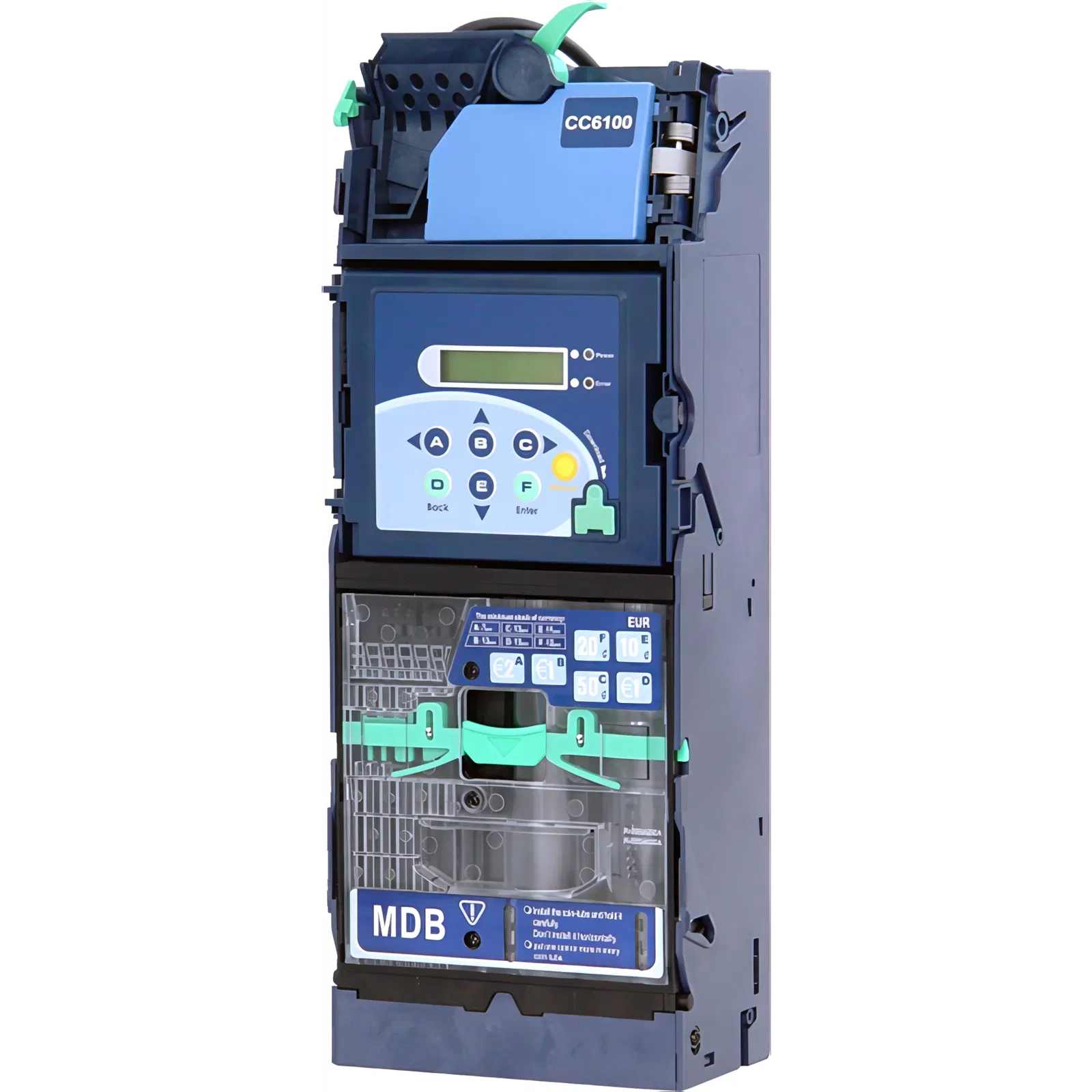 ICT CC6100 Münzwechsler für den Automaten. Von Vendy1 und TCN Vending