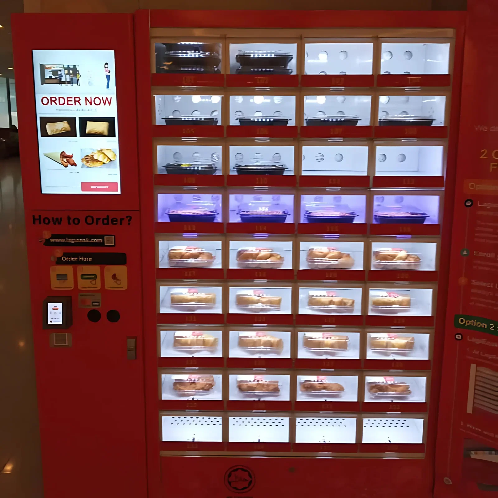 Wärmende Schließfachstation