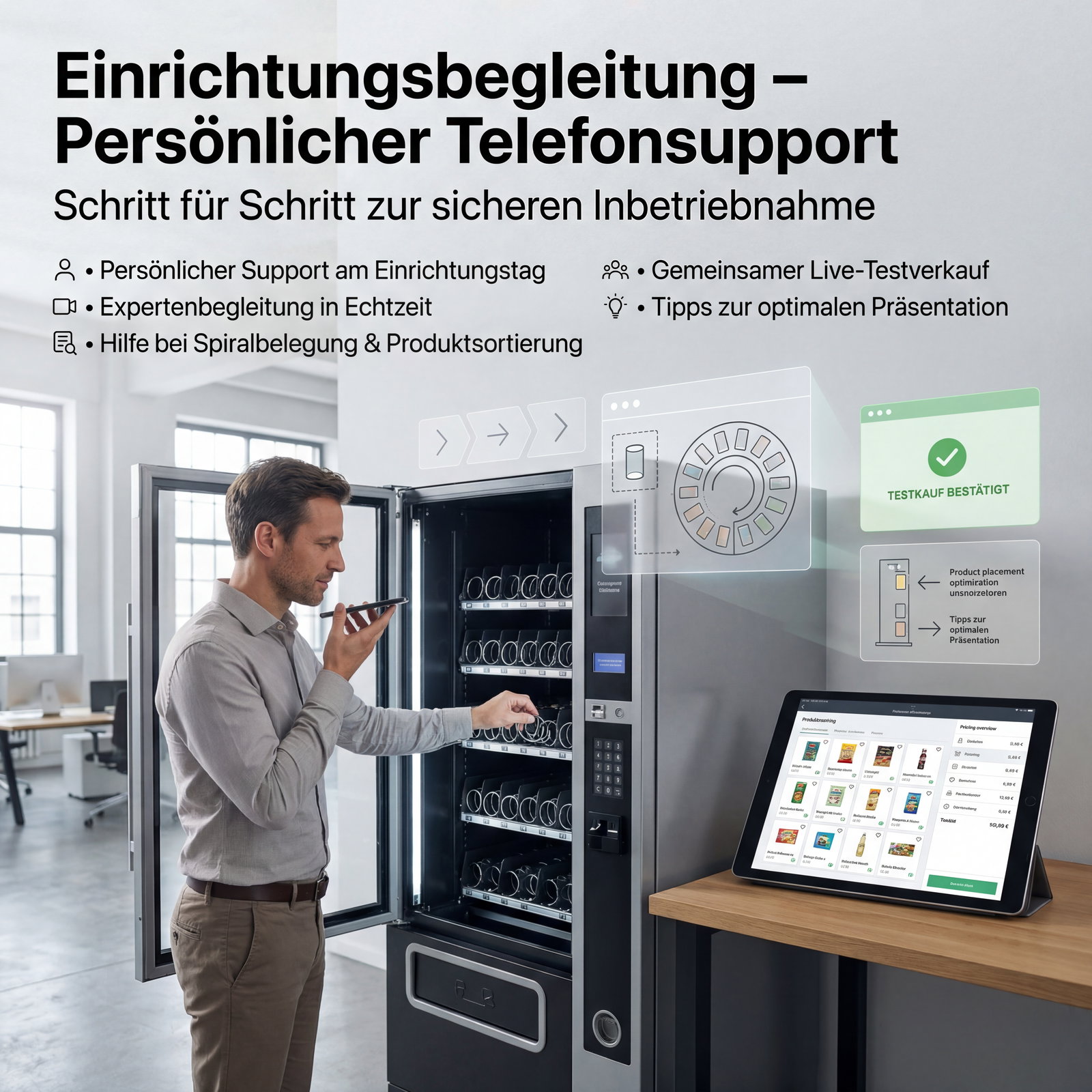 Servicepaket: Einrichtungsbegleitung – Telefonischer Support