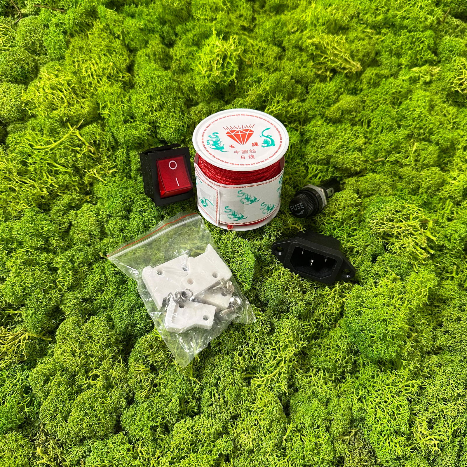 Ersatzteile-Kit für Pink Date | Schalter, Sicherung & Anschluss