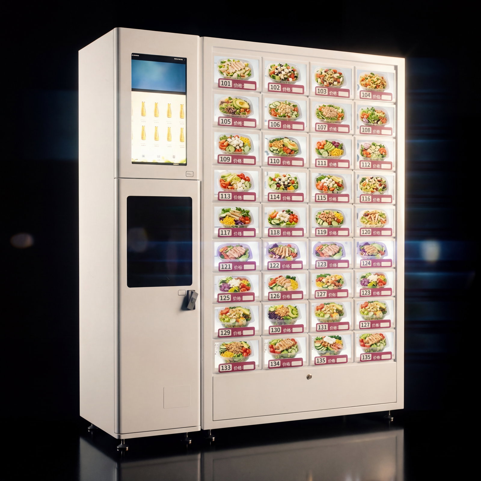 Wärmende Schließfachstation