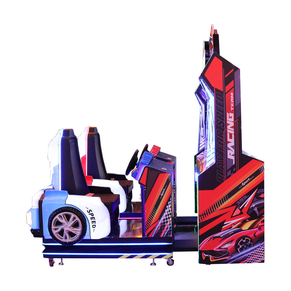 Speed Crossing 2-Player Racing Simulator