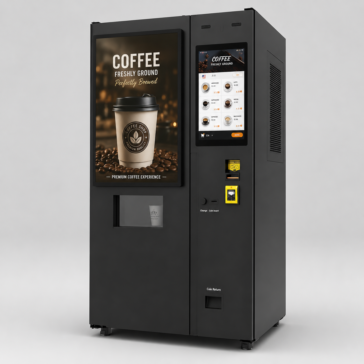 Großer Eiskaffee-/ Kaffeeautomat V22
