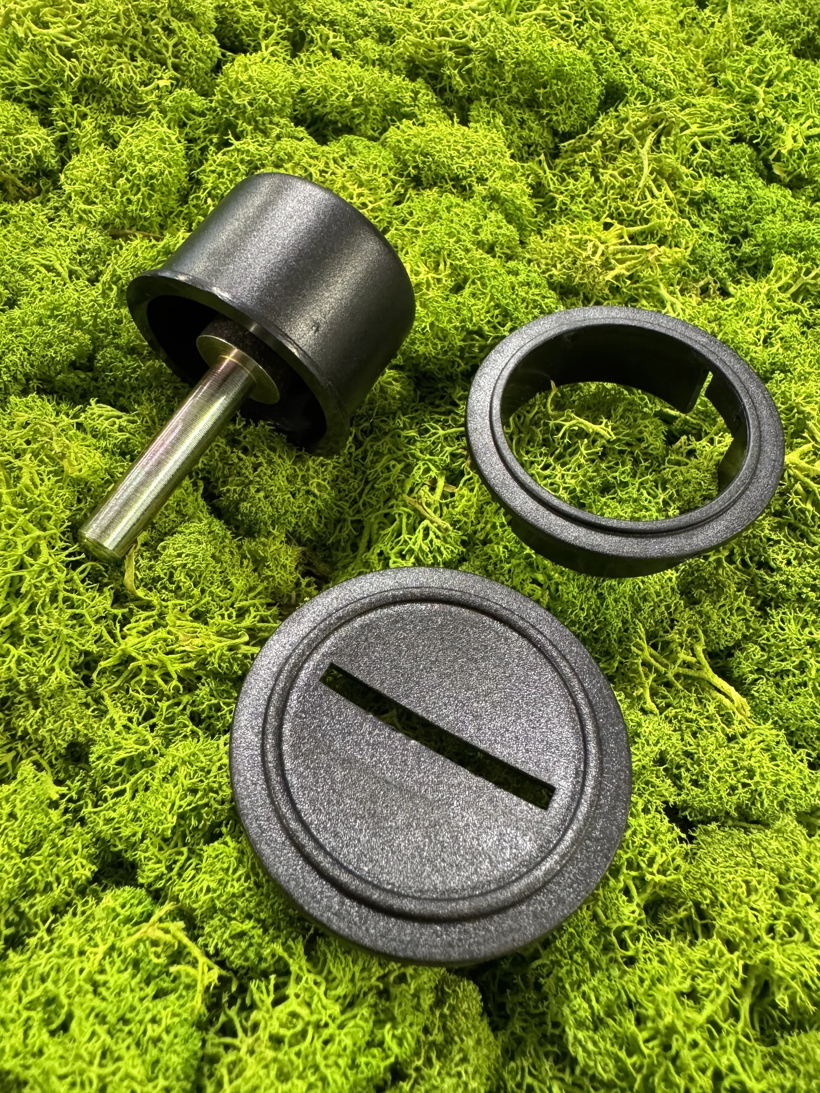 Wechselgeld-Rückgabeknopf mit Münzblende Set