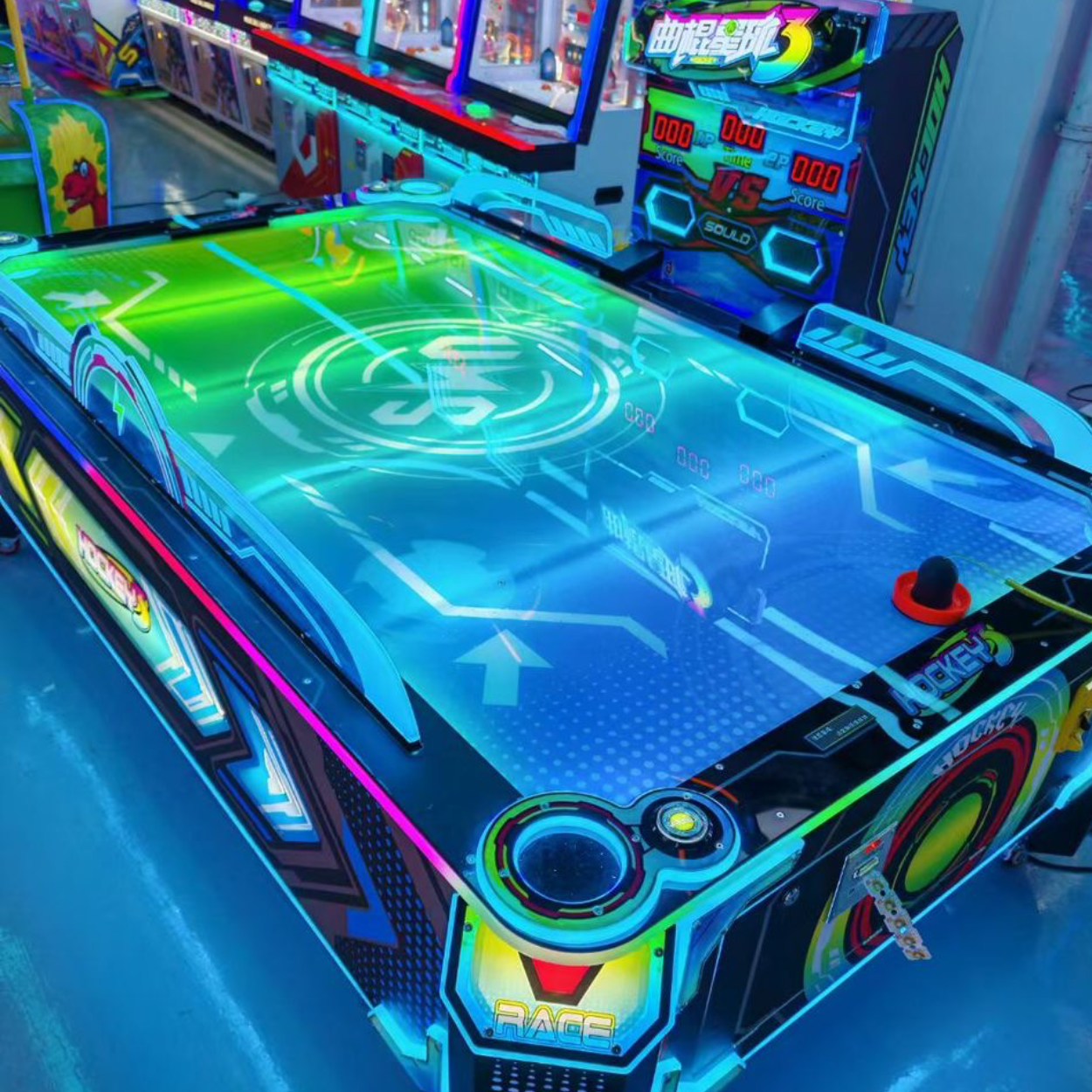 Arcade Game Machine Air Hockey Planet 3