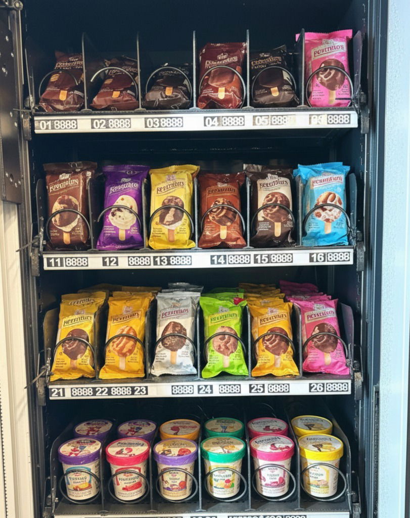 Kleiner Frozen Food Verkaufsautomat