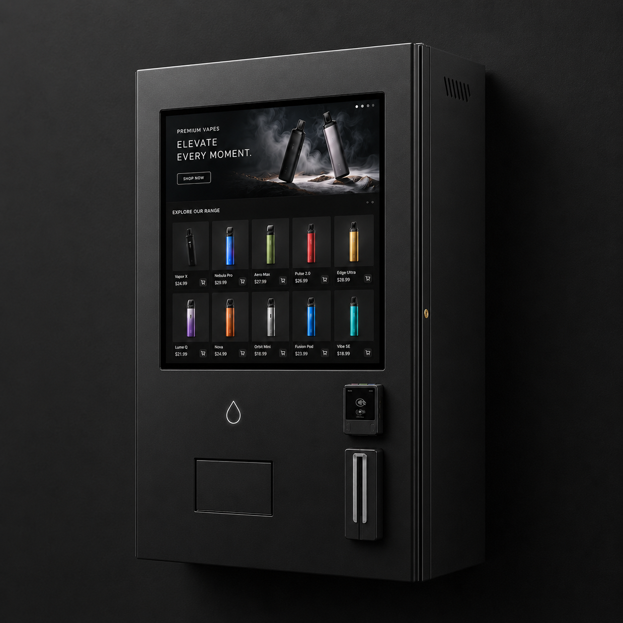 Vape Automat für die Wand