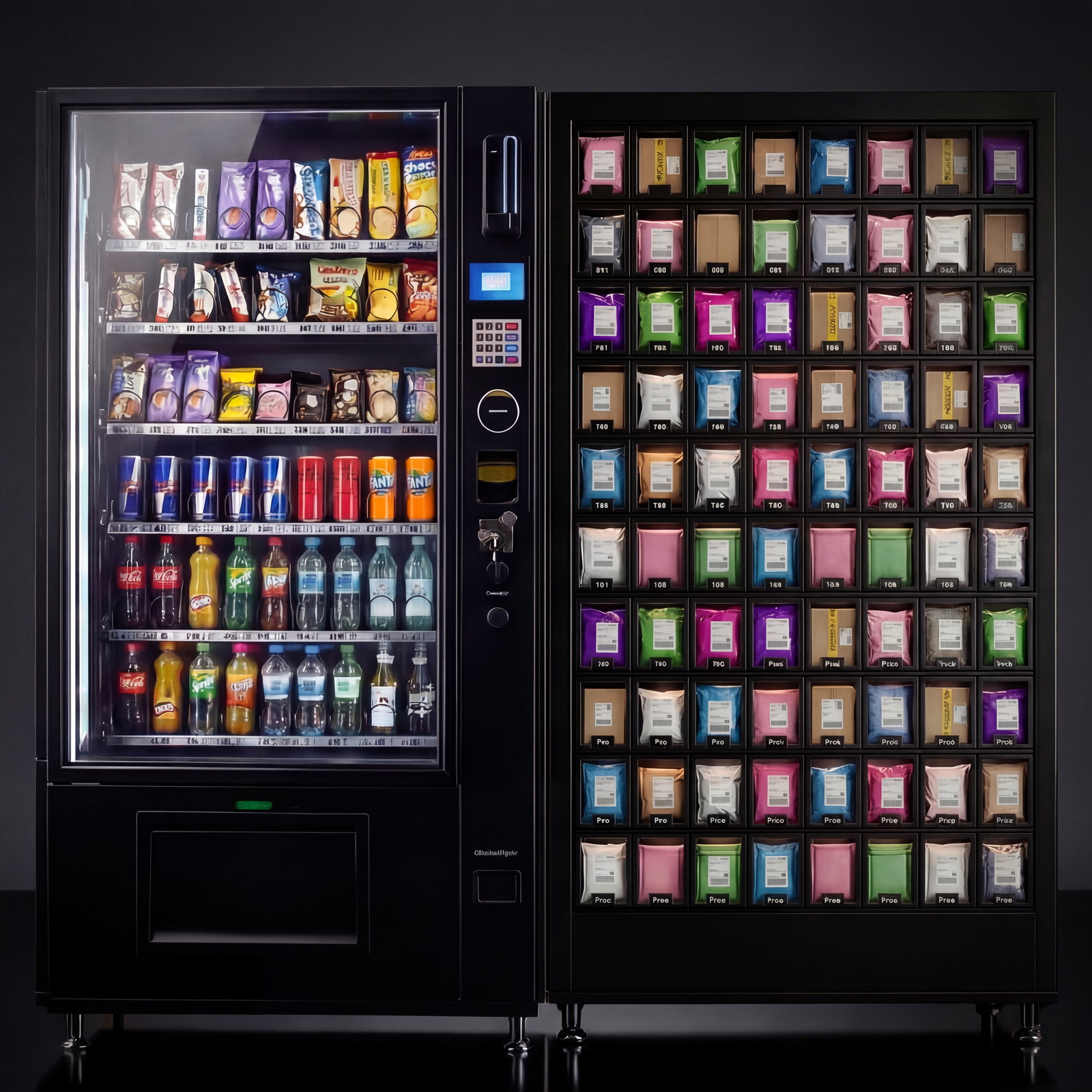 Schließfachstation Kombi