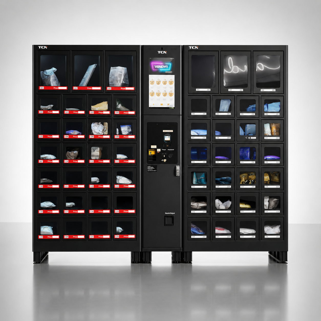Double locker station