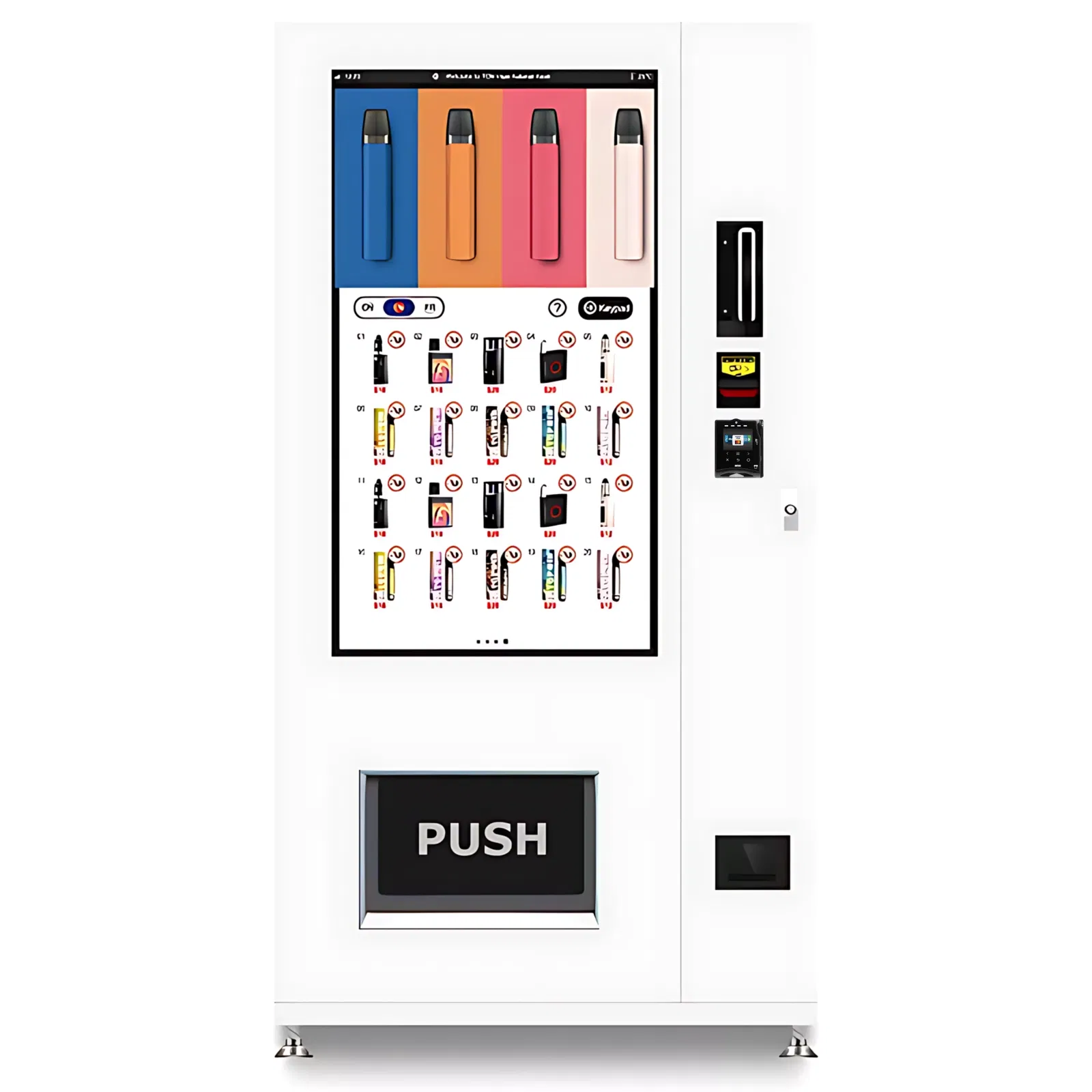 Mit dem Vapeautomat von TCN Vending treffen sie definitiv die richtige Wahl, wenn sie einen Automat für Vapes suchen. 