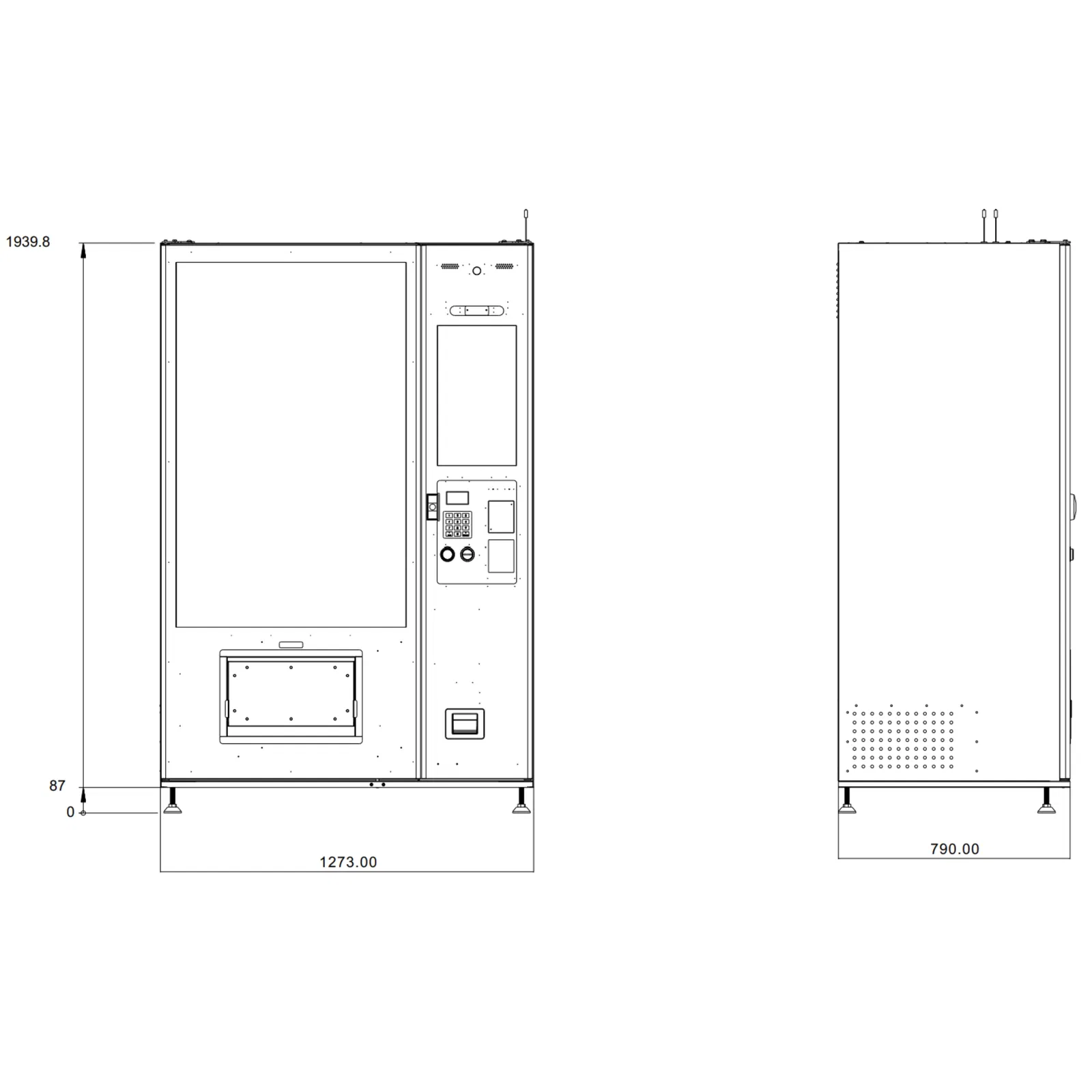 Secret Pack Automat Grundriss