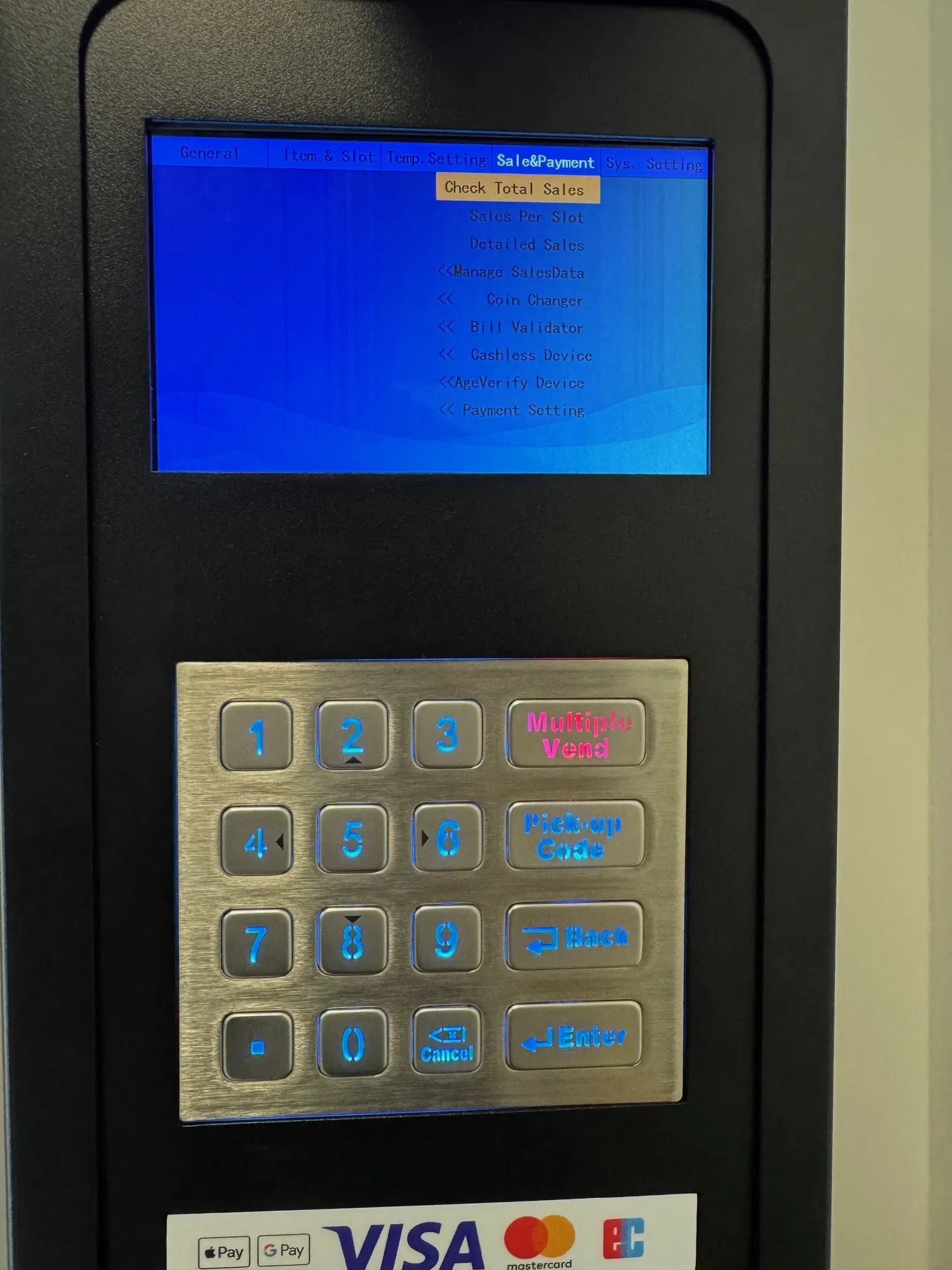 Salespayment Automat Vendy1