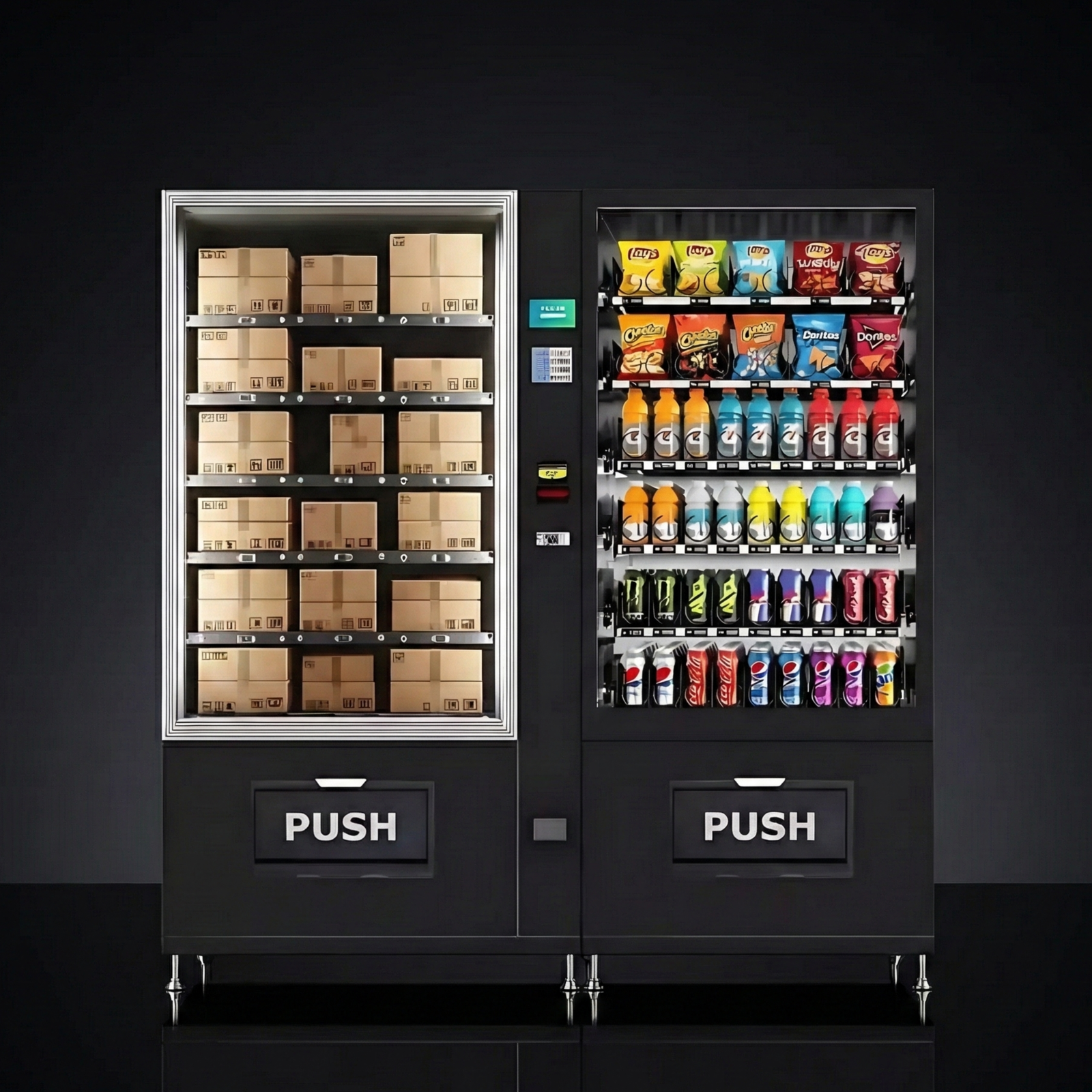 Secret Pack Automat mit Lift als Kombi