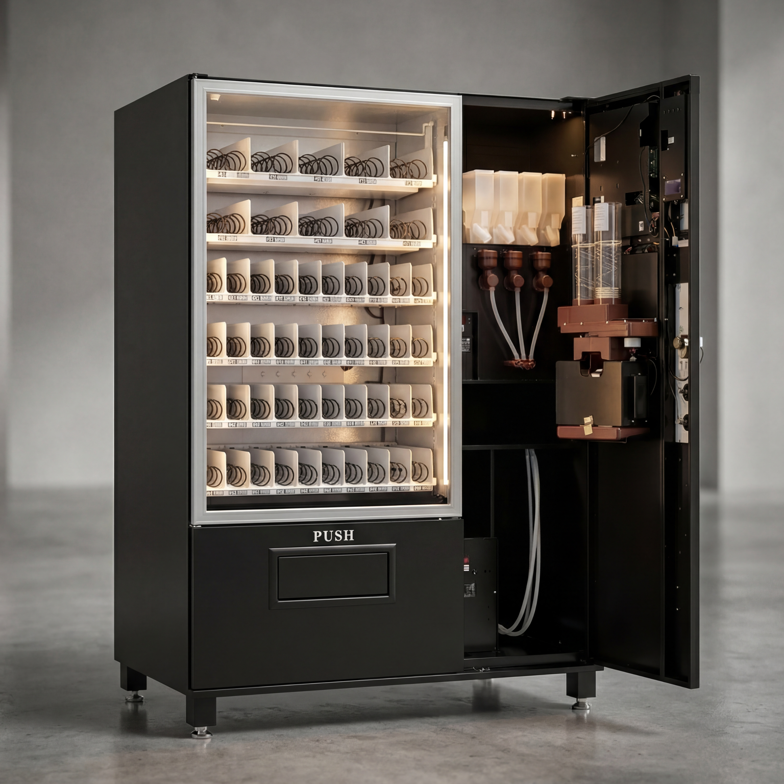 2in1 Automat für Snacks/Getränke und Kaffee/Protein