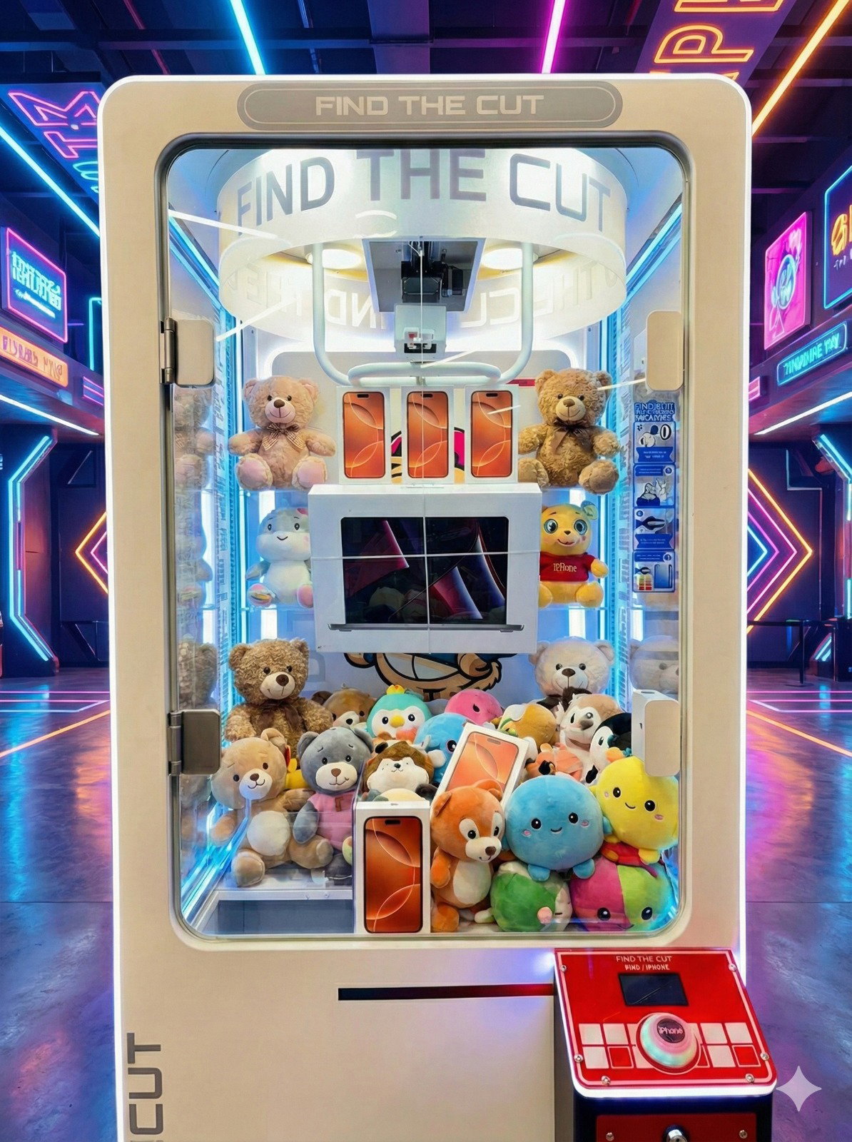 Find The Cut Scherenautomat mit Trostpreisausgabe