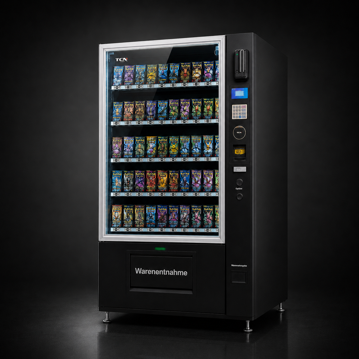 TCG Sammelkarten-Automat mit Lift