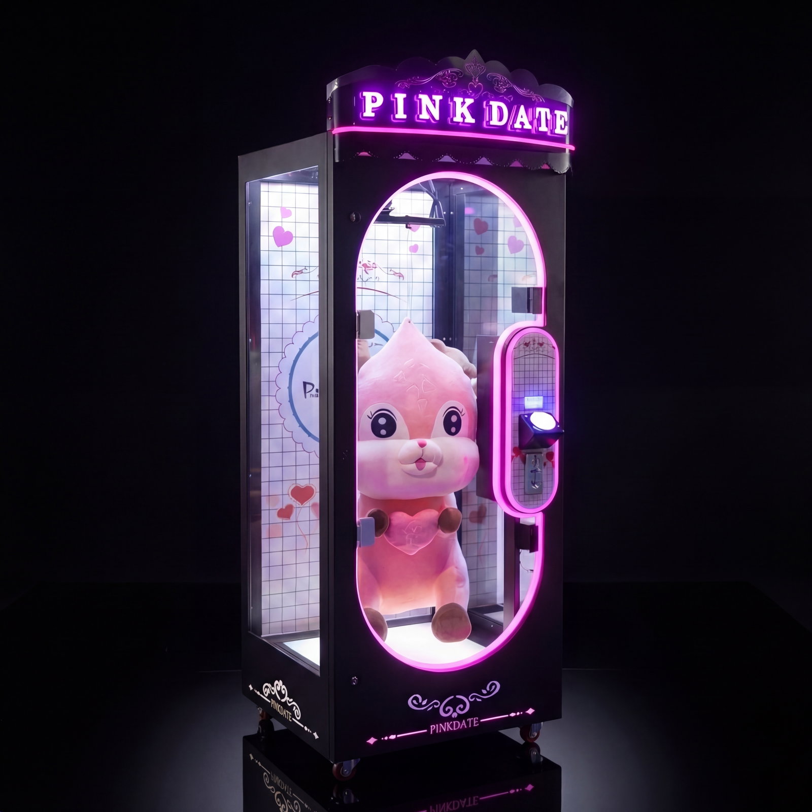 Slot machine Pink Date Barber Cut Arcade Game