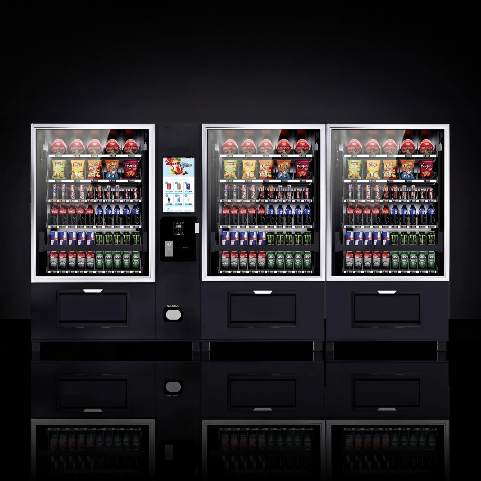 3in1 mit Lift und großem Display (Hotelautomat)