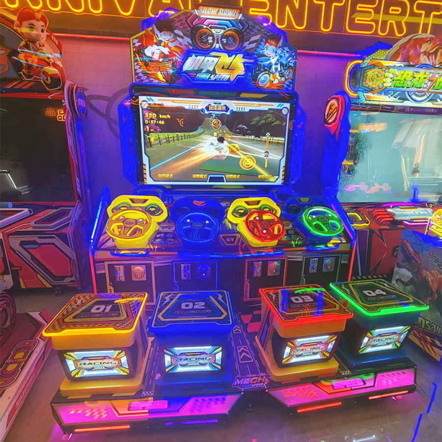 Mecha Racing 4-Player Kinder-Rennsimulator
