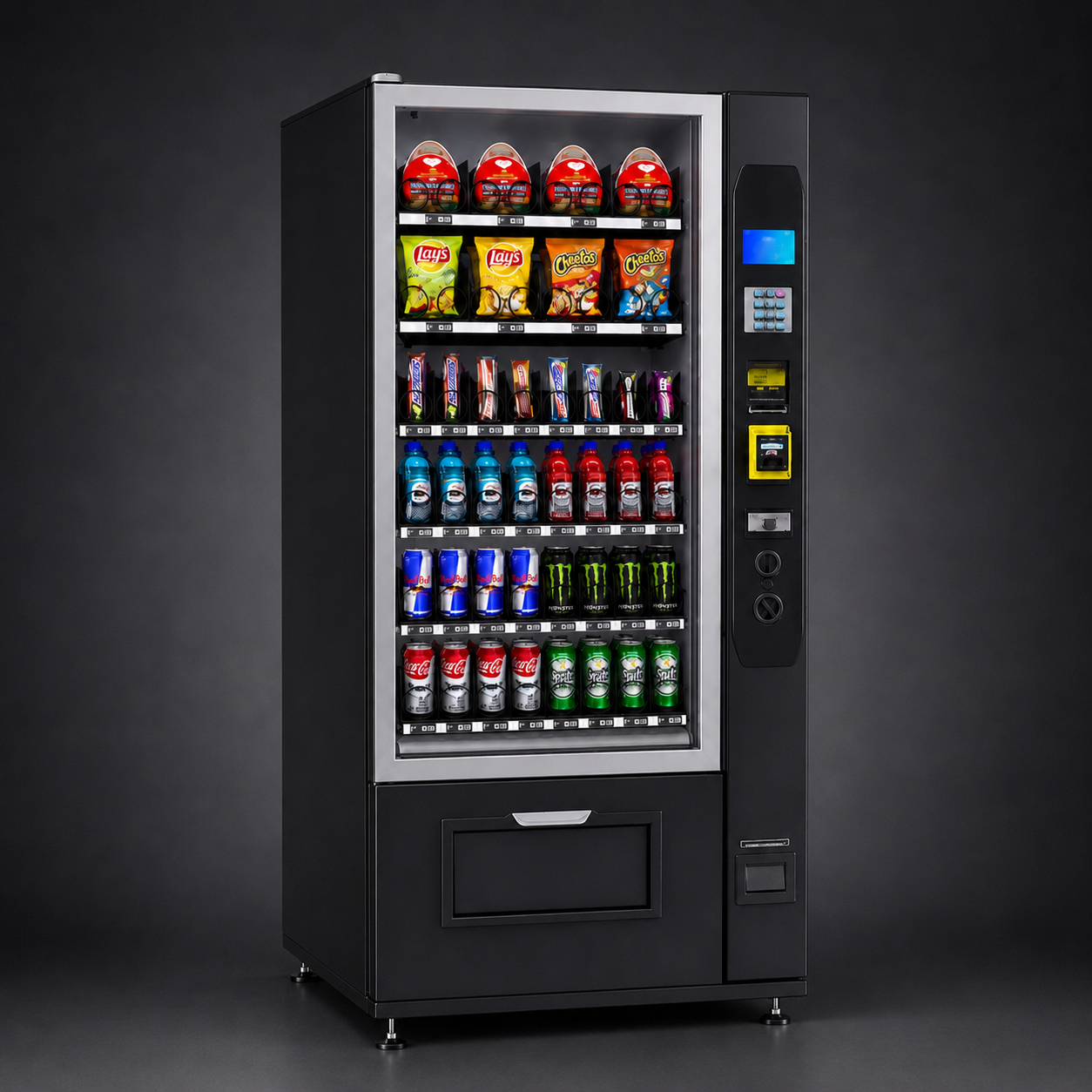 Kompakte Snackkombi ohne Lift mit kleinem Display