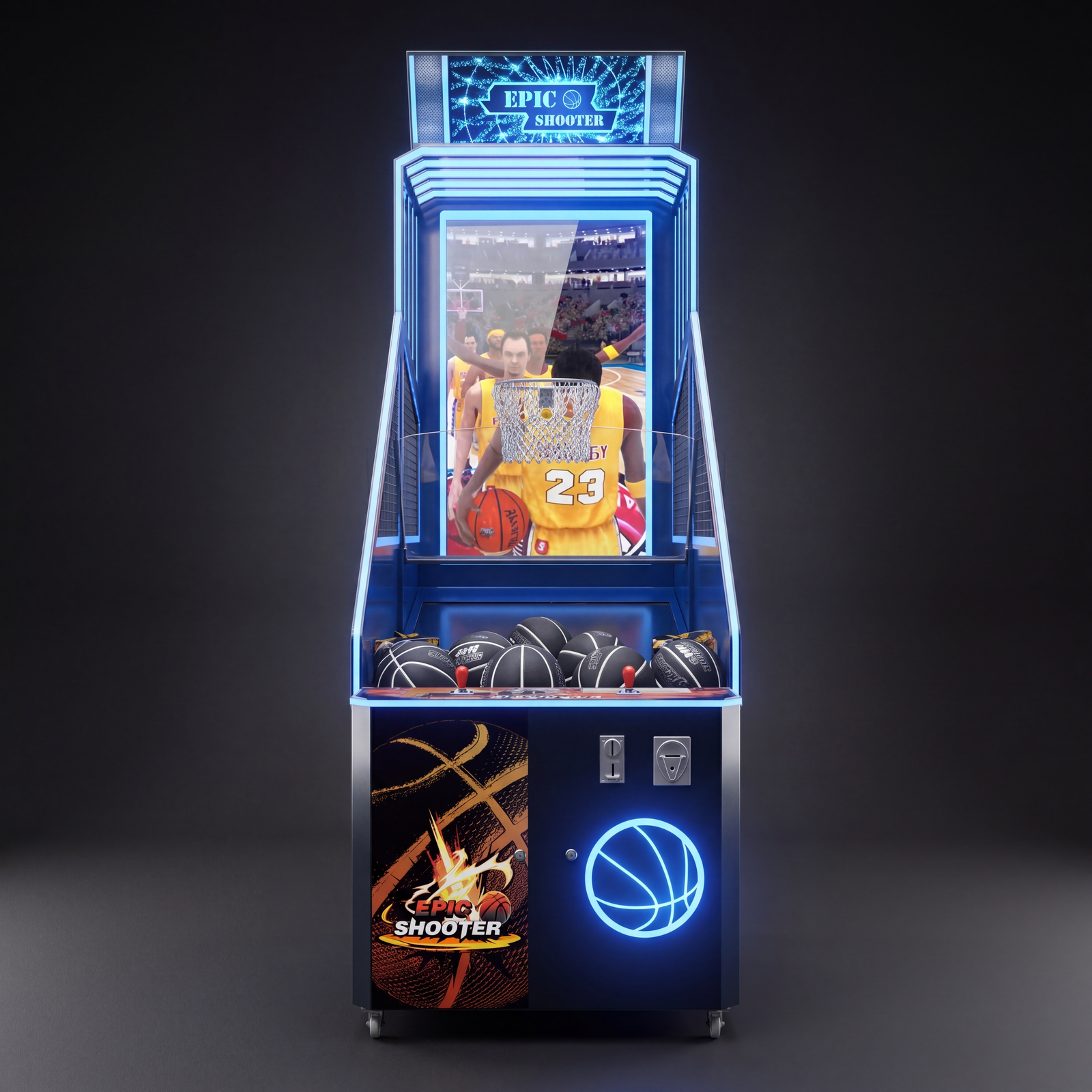 Epic Shooter LCD Display Basketball Machine