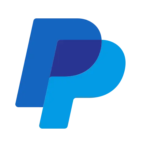 Paypal icon auf transparentem Hintergrund