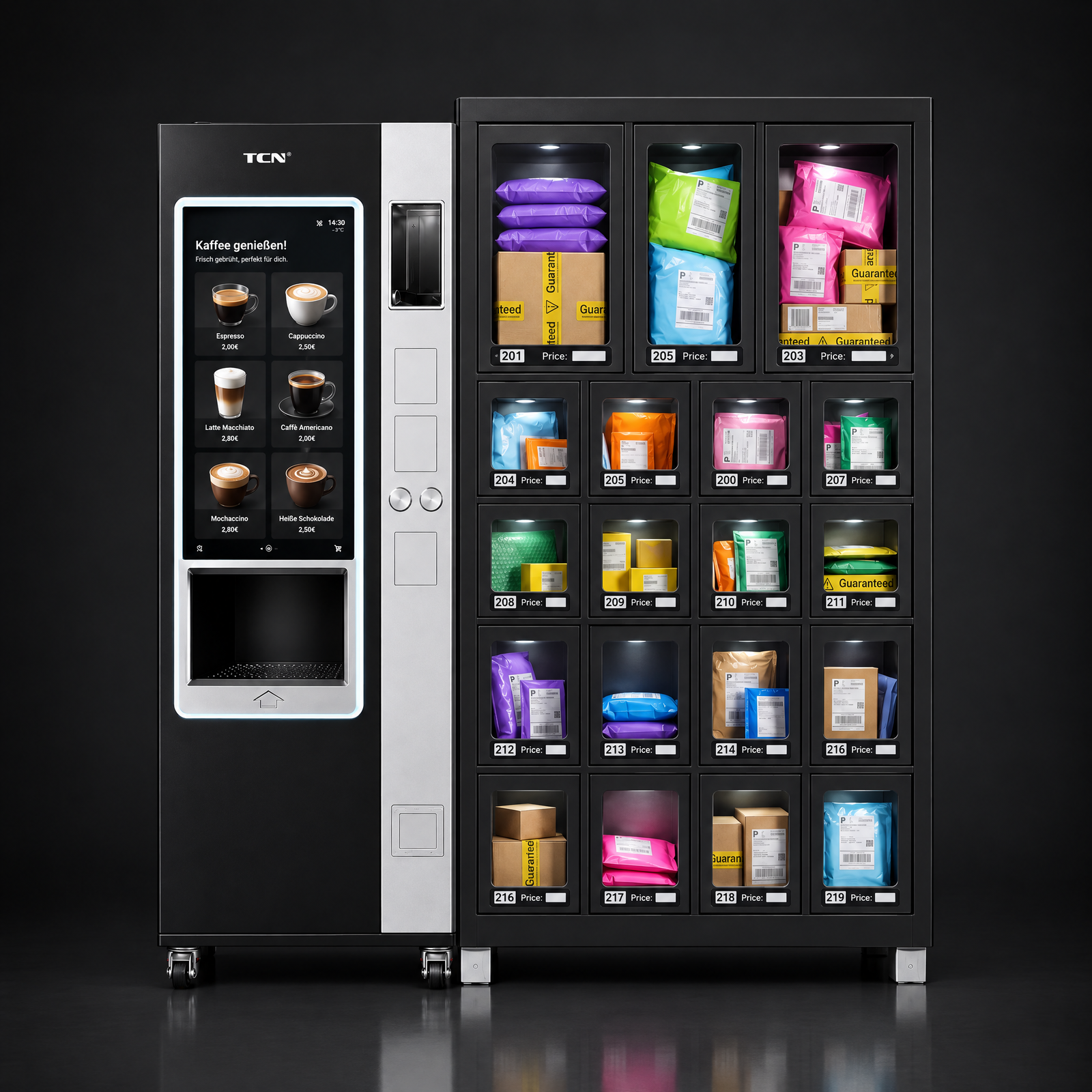 Kaffeeautomat + Fachautomat Kombi