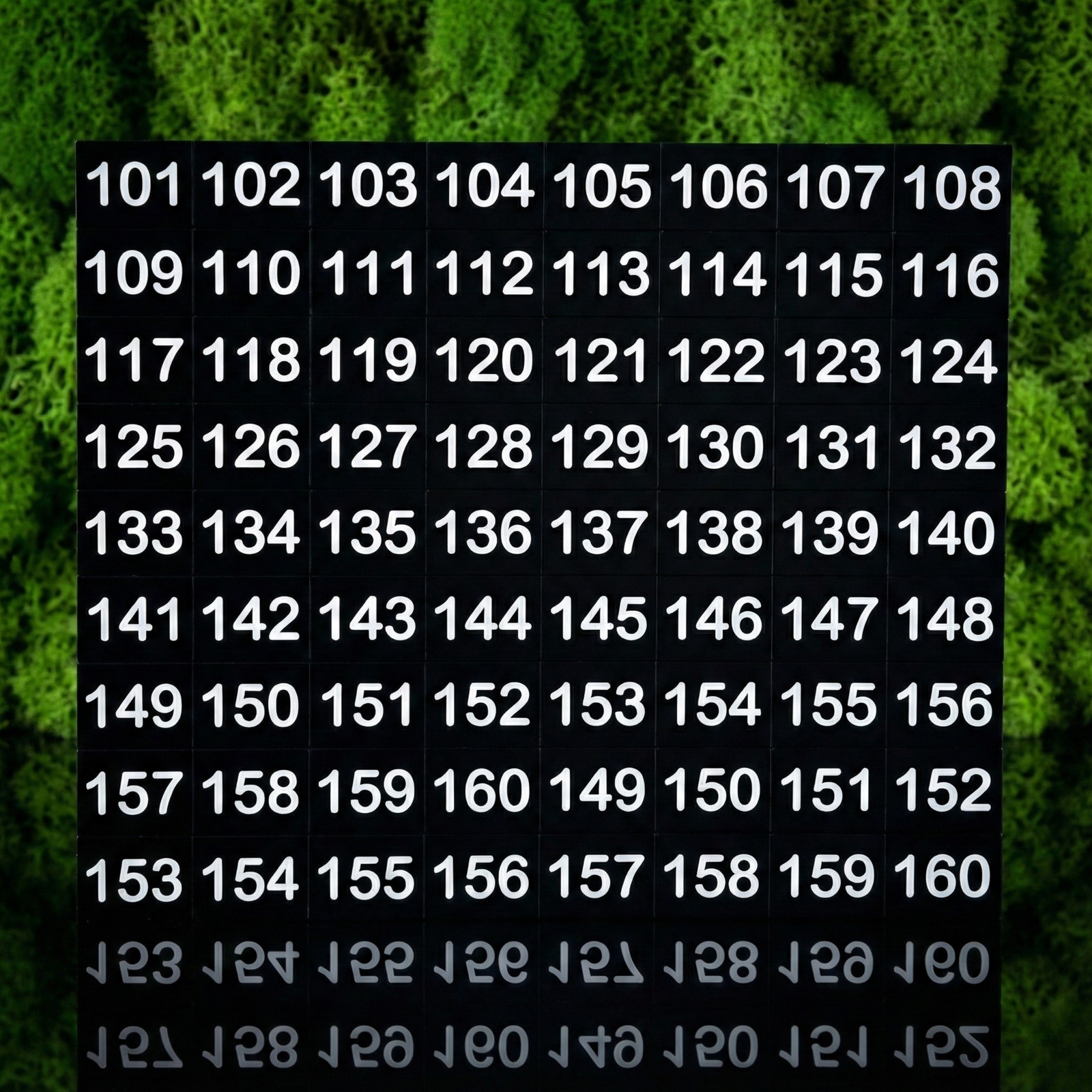 Nummern für Automatenschübe 101-160