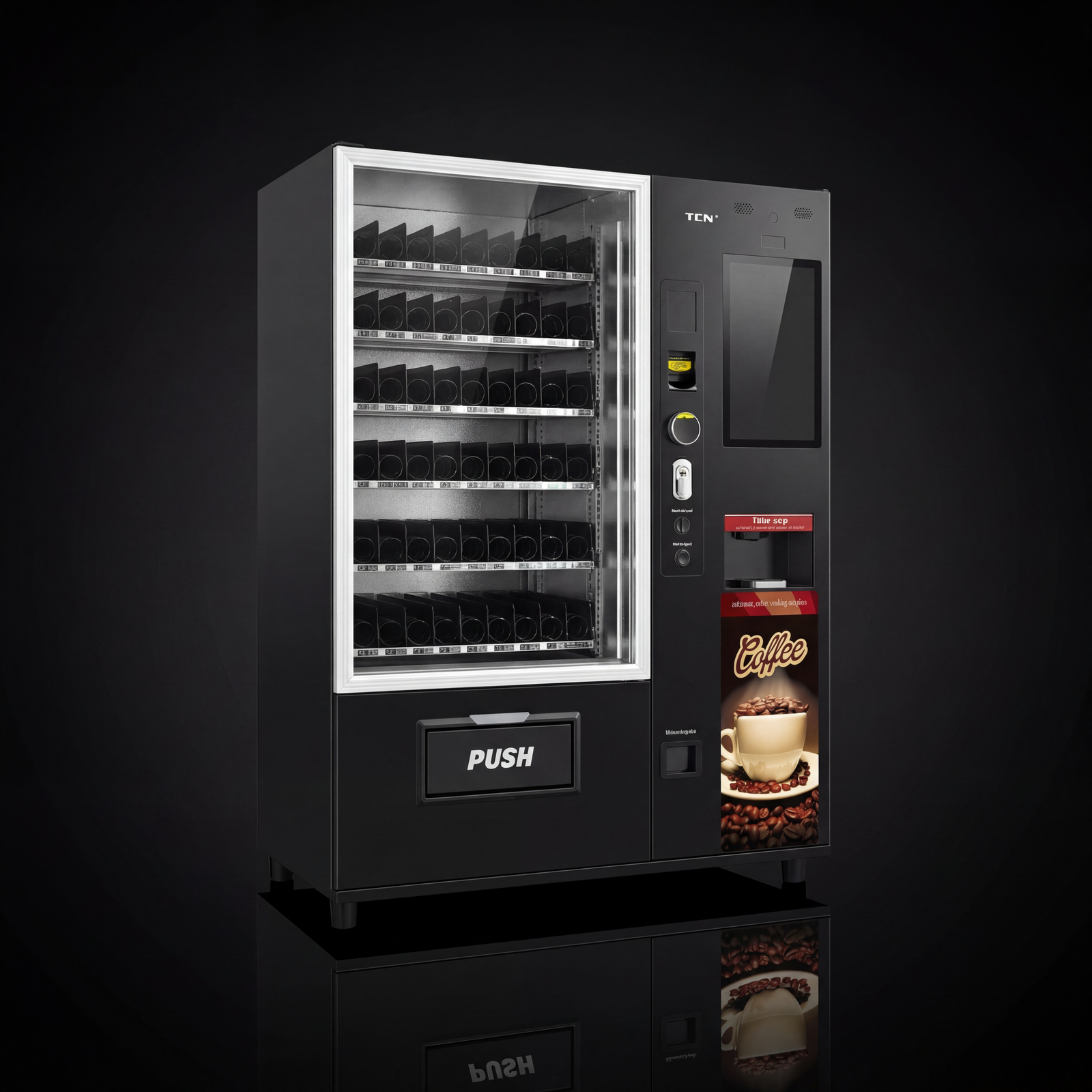2in1 Automat für Snacks/Getränke und Kaffee/Protein