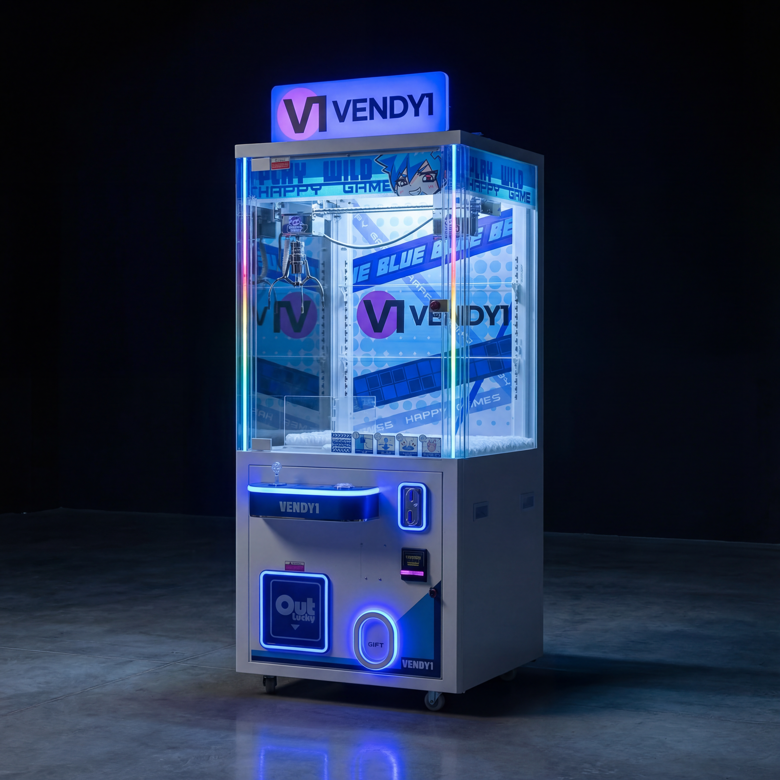 Tide Play Greifautomat mit Trostpreisausgabe