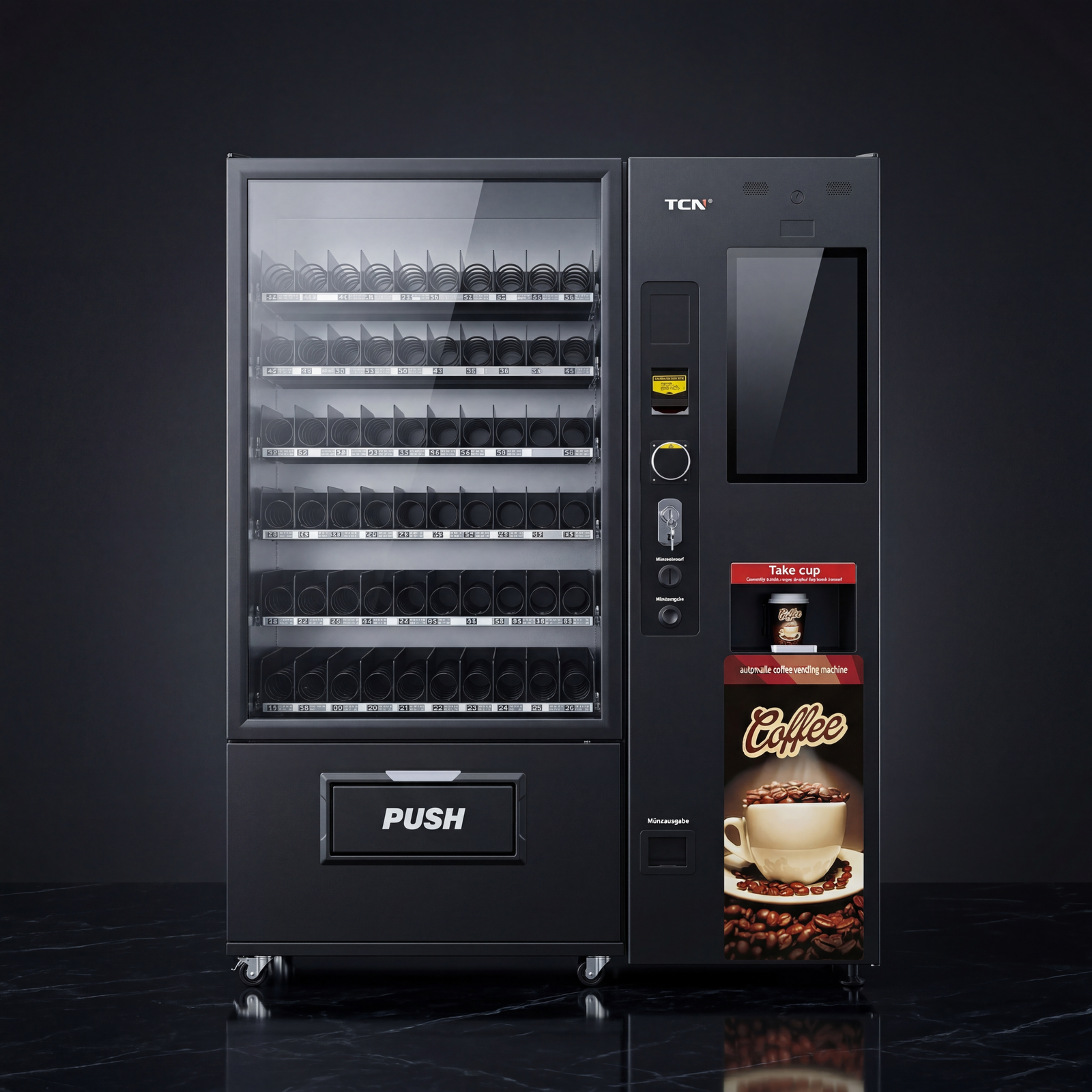 2in1 Automat für Snacks/Getränke und Kaffee/Protein