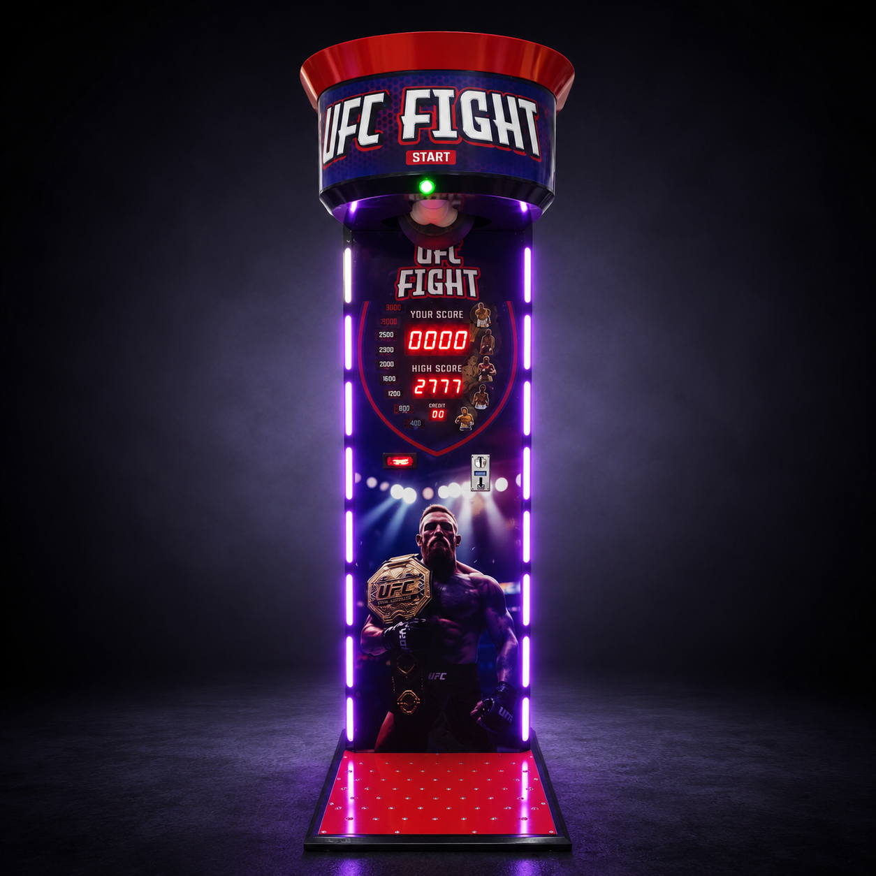 Boxautomat mit LED-Scoreboard