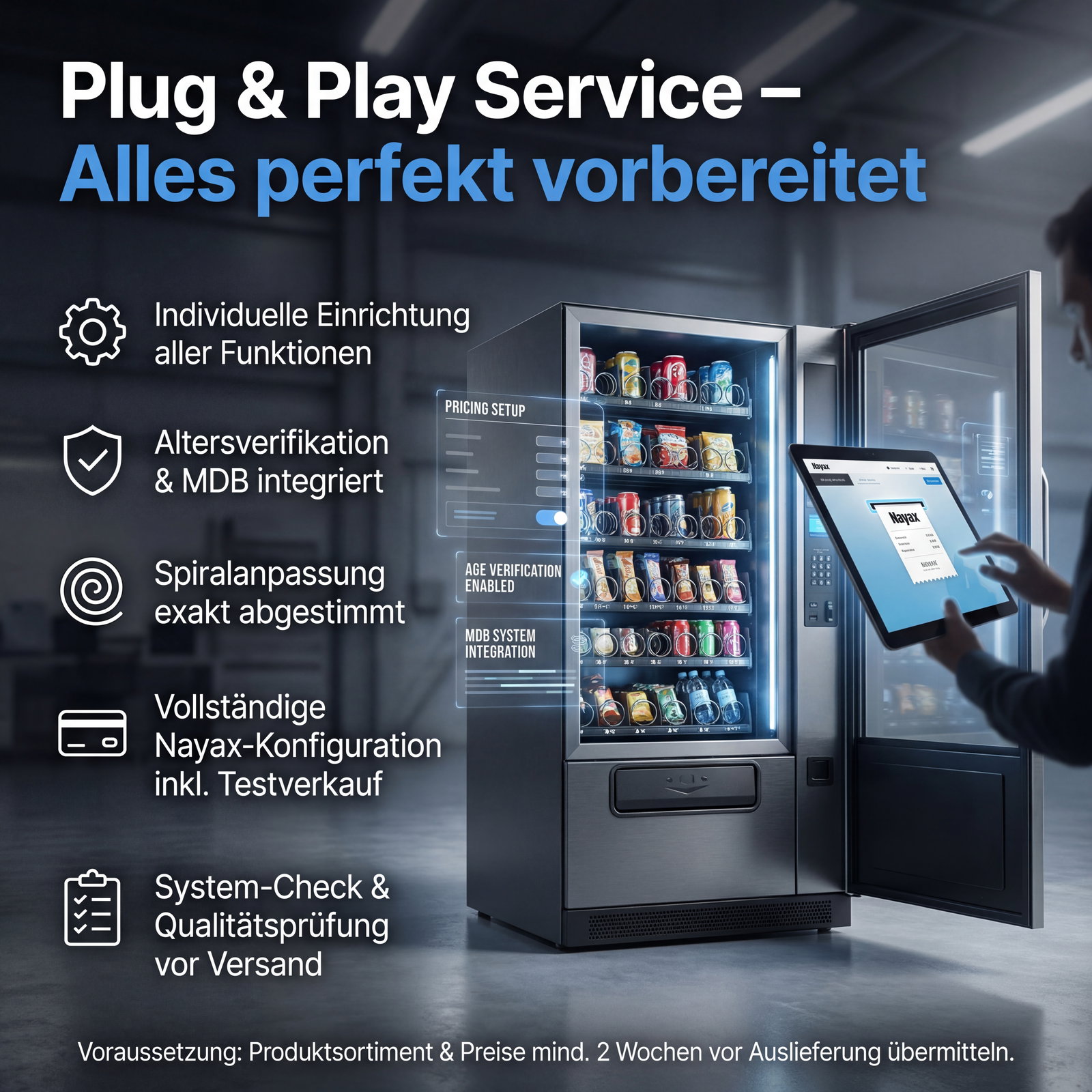 Servicepaket: Plug & Play