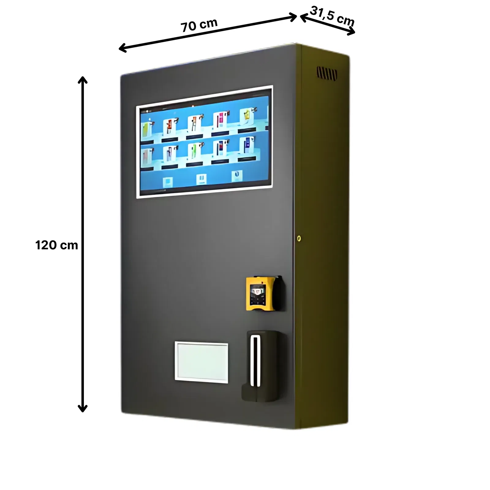 Vape Automat für die Wand Maße