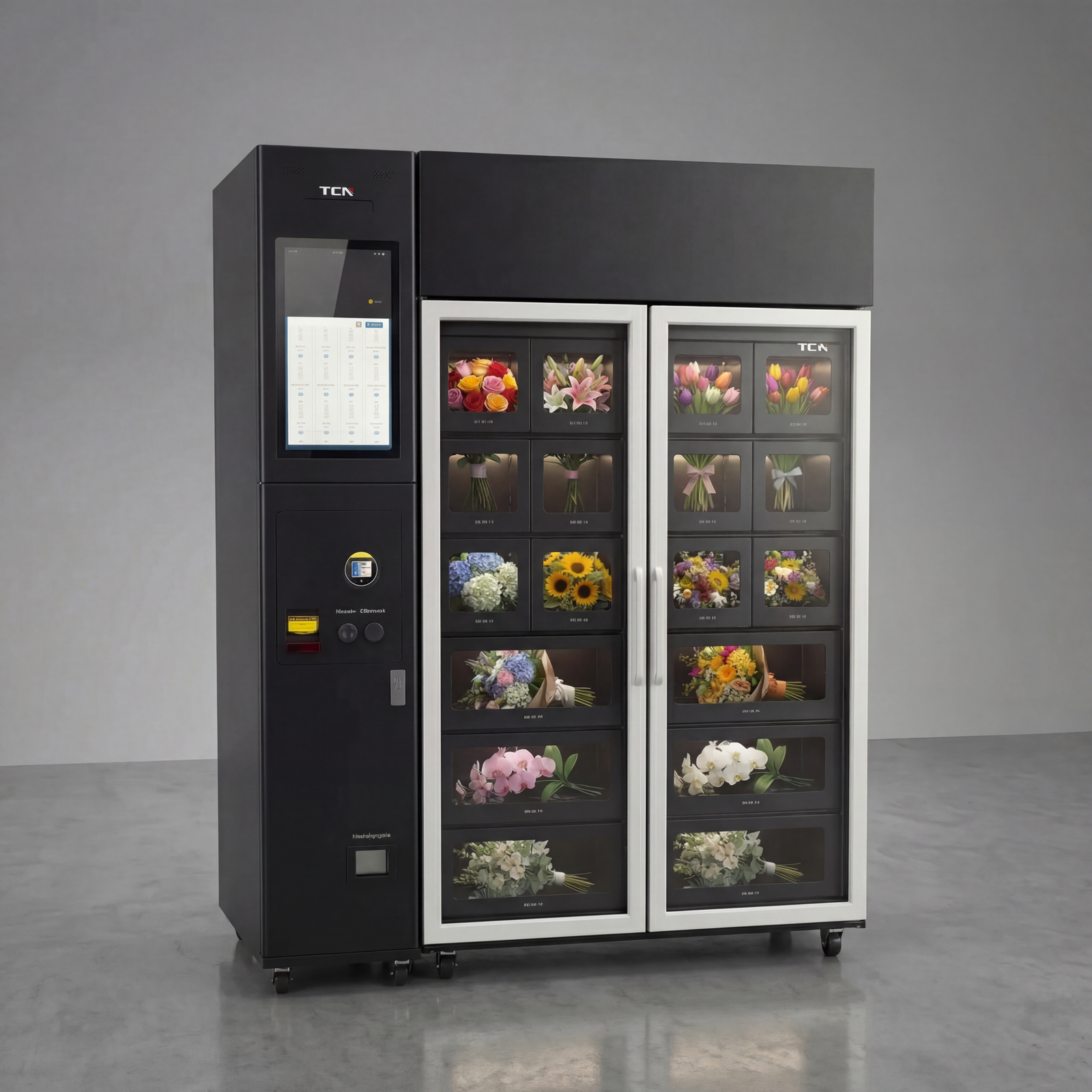 gekühlte Schließfachstation / Blumenautomat