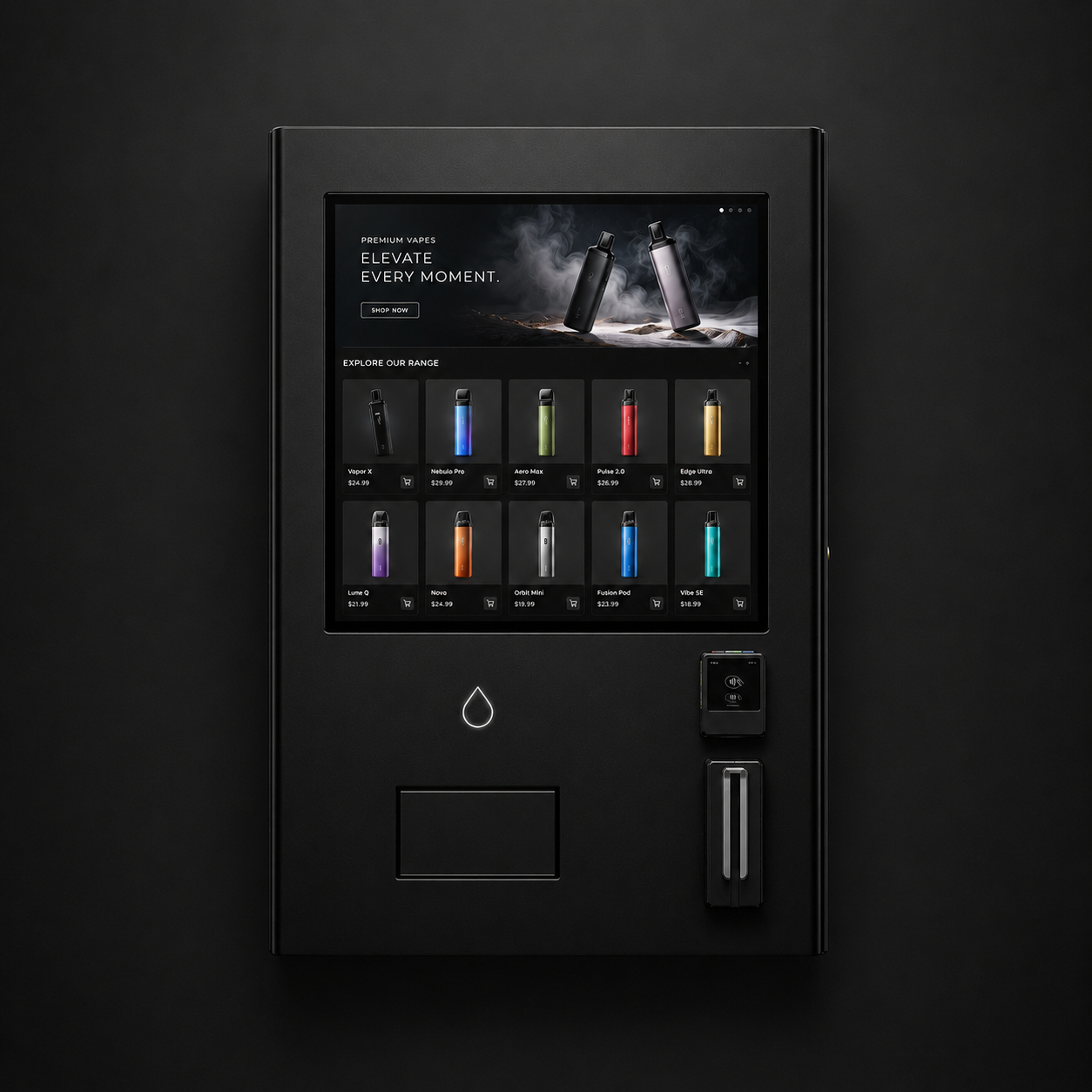 Vape Automat für die Wand