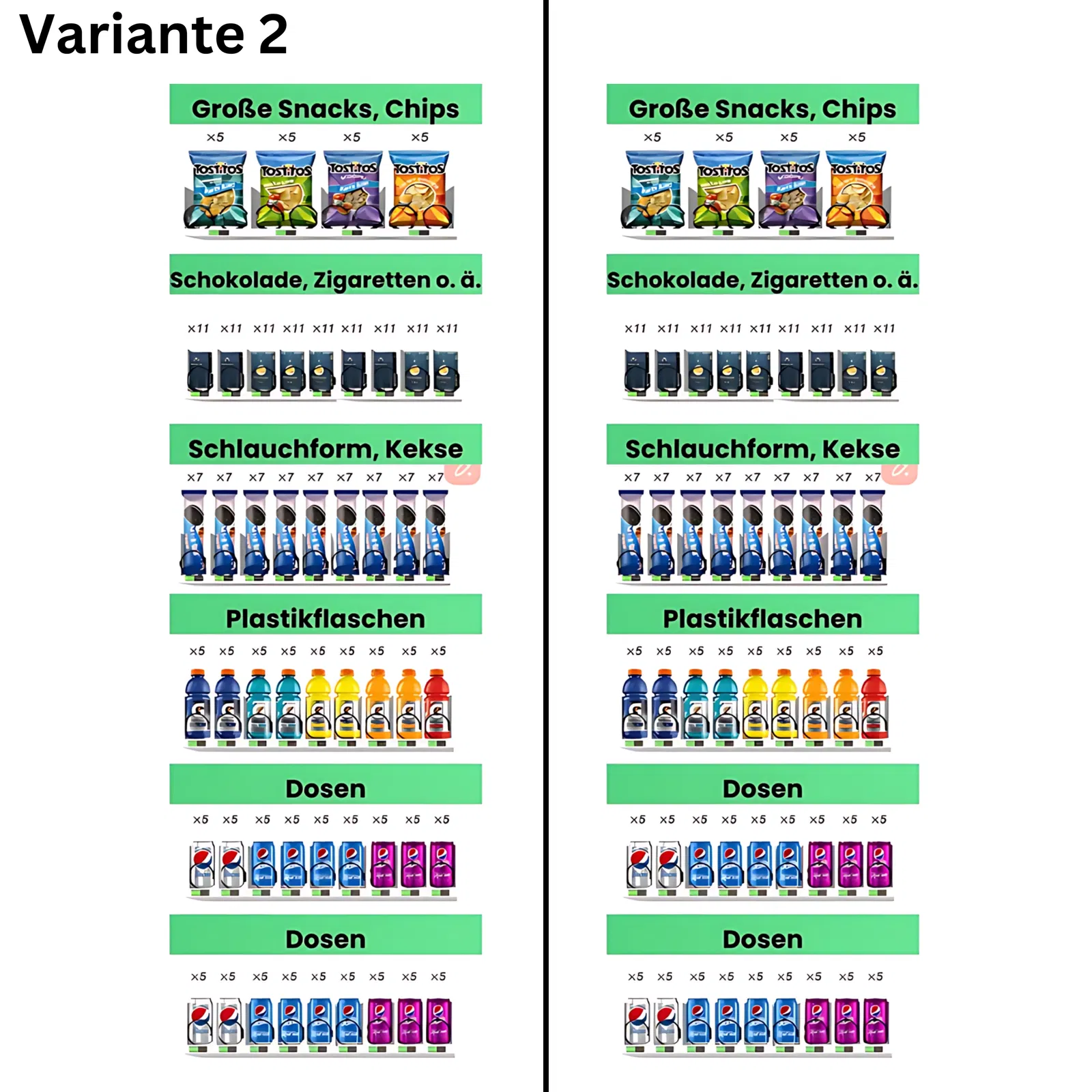 Variante 2 Snack- /Getränke Groß